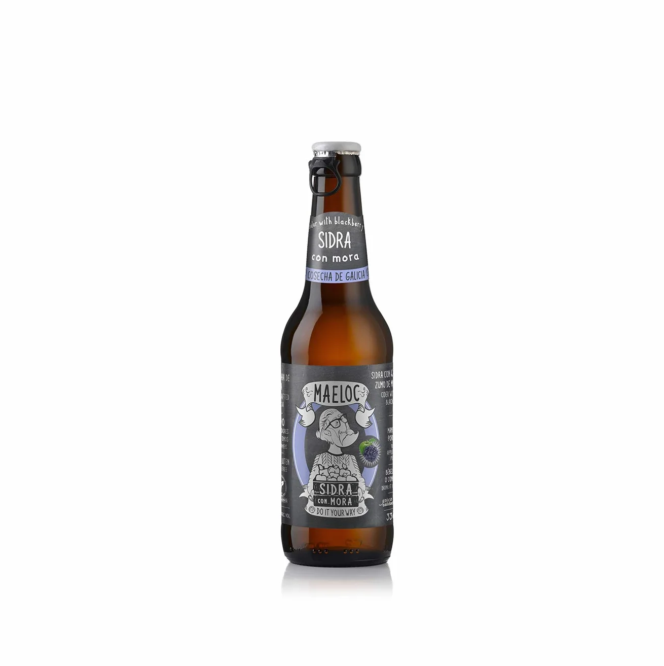 Maeloc Sidra con Mora - 24 botellas x 330 ml