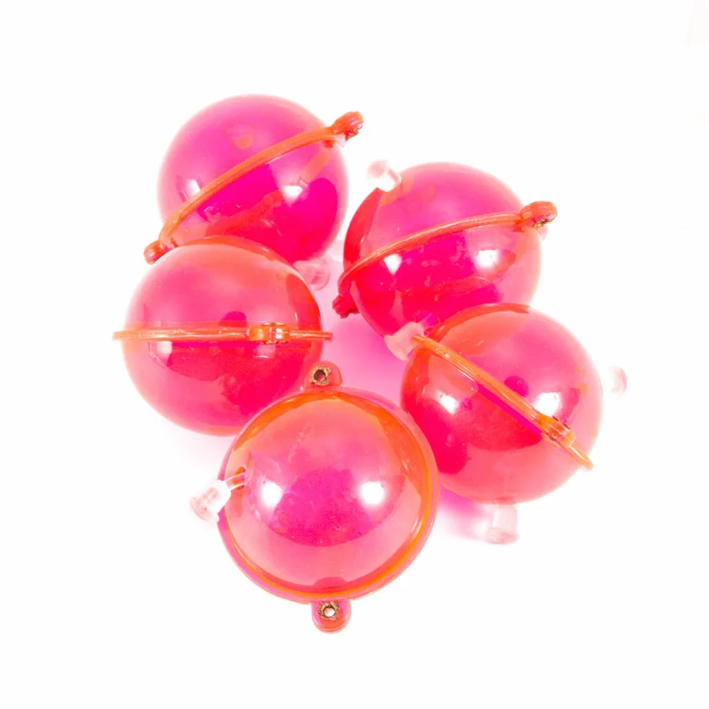 LANCHEN Flotador de Pesca ABS Bolas de Plástico 25/32/40/47mm 5 unids Set Azul Rojo
