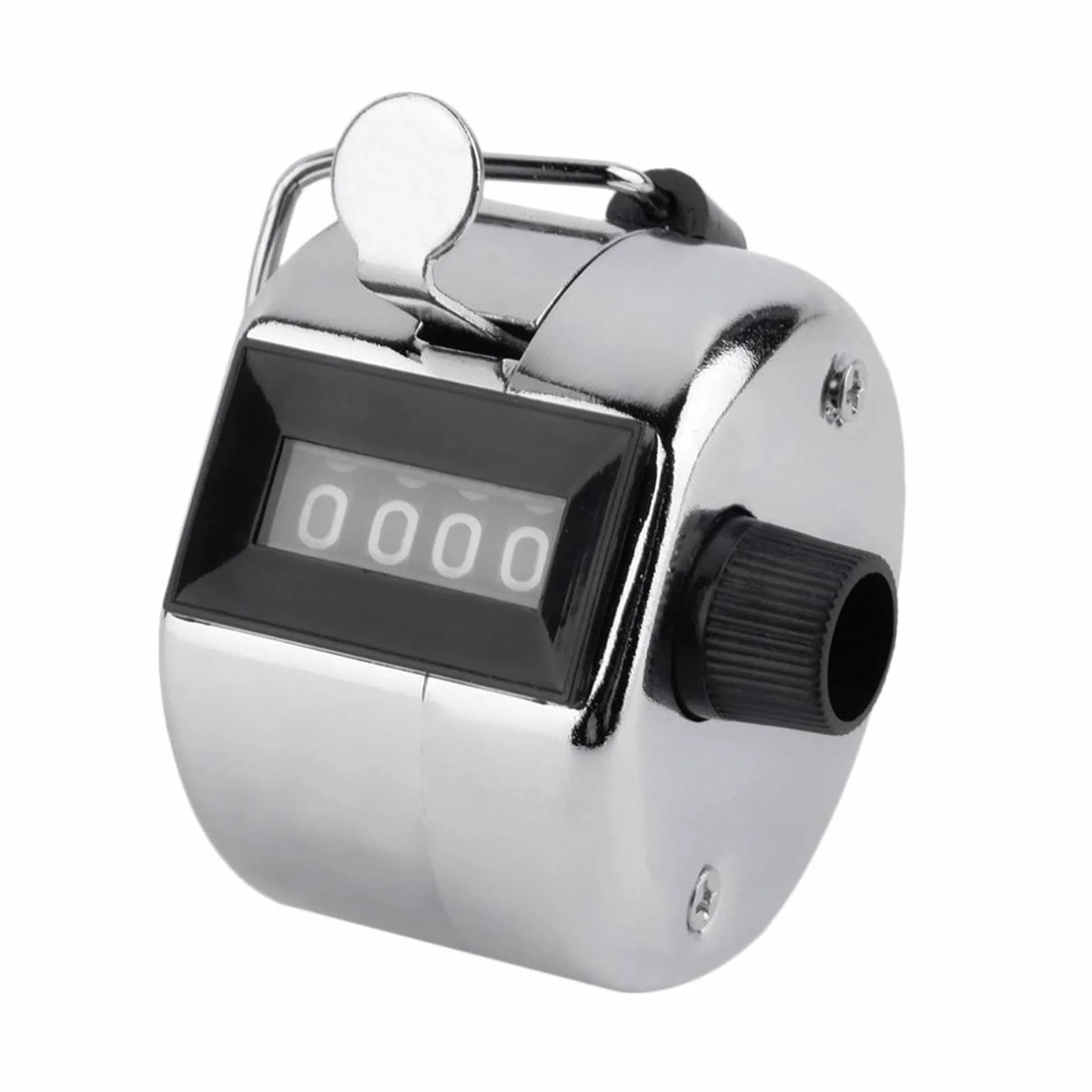 Contador Manual Mecánico de Clic con Anillo Metálico para Eventos y Deportes