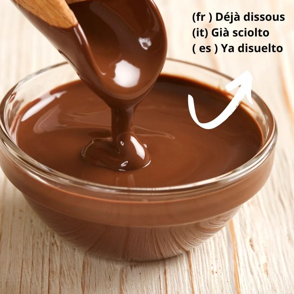 Chocolate avellanas - Liquido - para fuentes de chocolate 2 kg