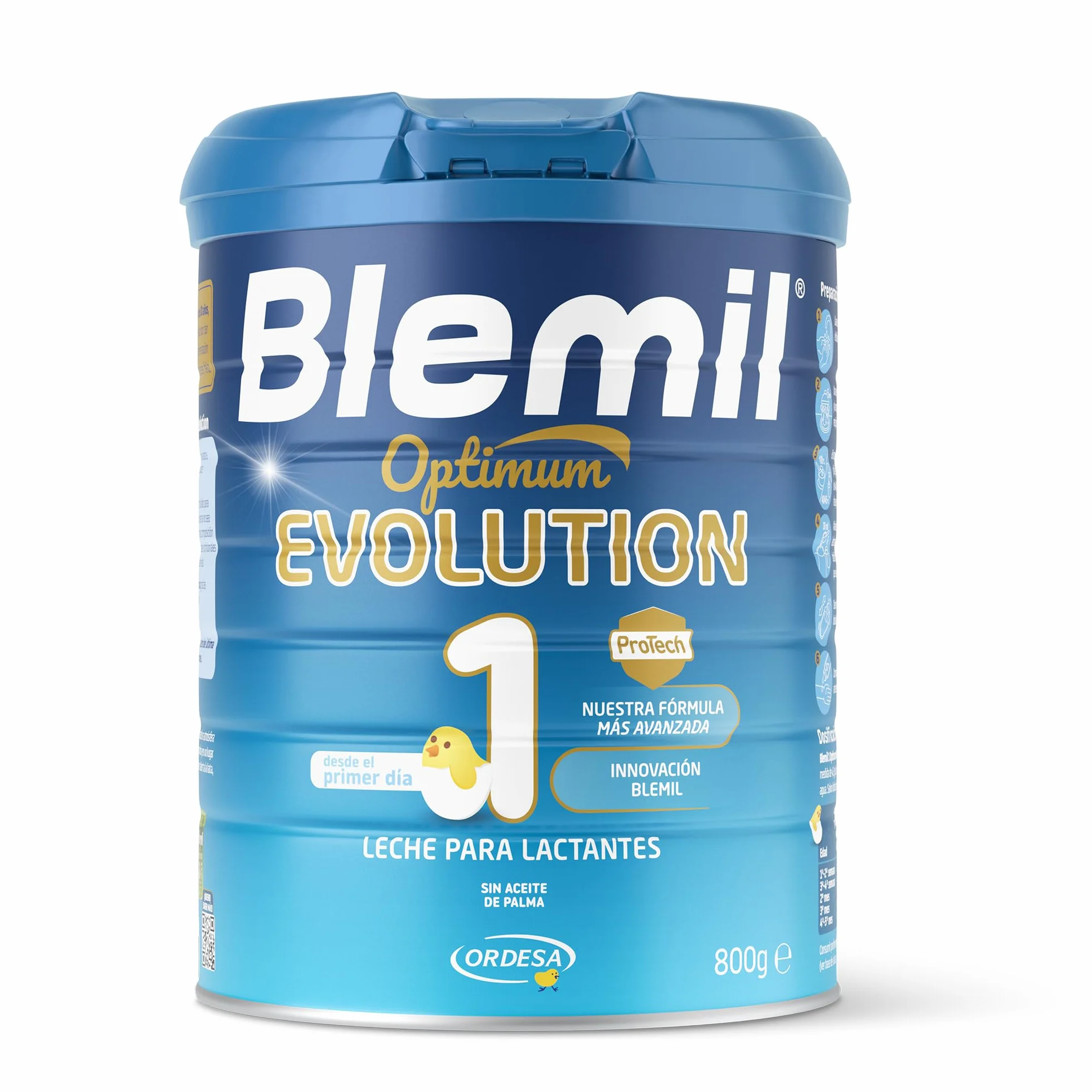 Blemil 1 Optimum Evolution 800g Leche de Inicio en polvo para Bebé