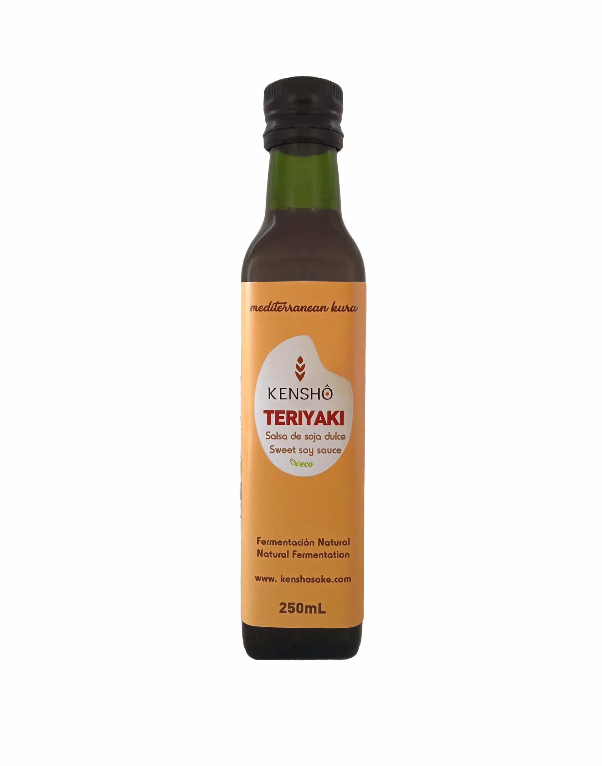 Kensho | Teriyaki | Salsa de soja | Dulce | Producto ecológico | Fermentación natural | Potenciador de sabor | Comida japonesa | 500ml