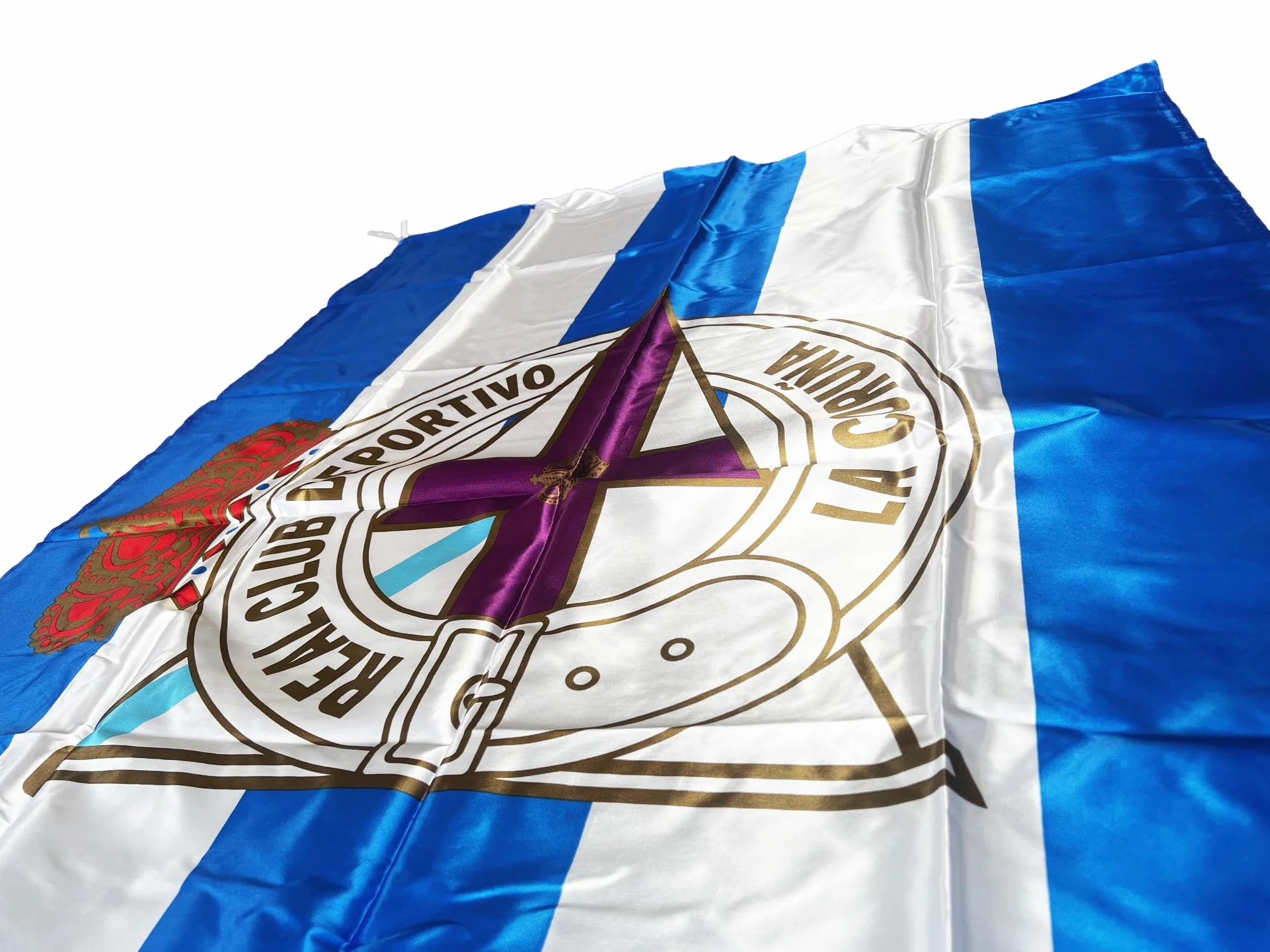 RC Deportivo De La Coruña Bandera Franjas Horizontales