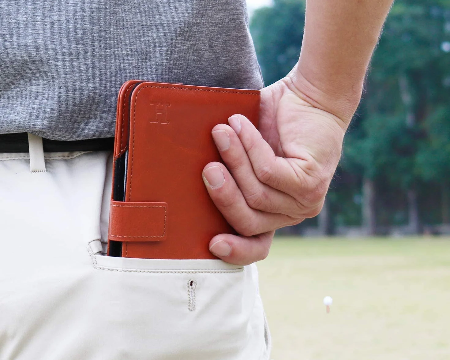 Handy Picks Funda de Cuero para Tarjetas de Puntuación de Golf