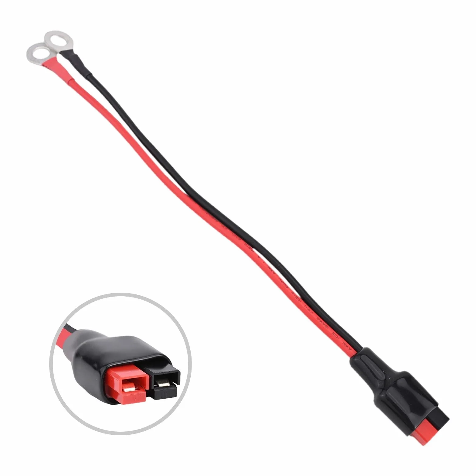 Conector de cable de batería para carrito de golf Anderson rojo/negro compatible con Reo HillBilly Mocad