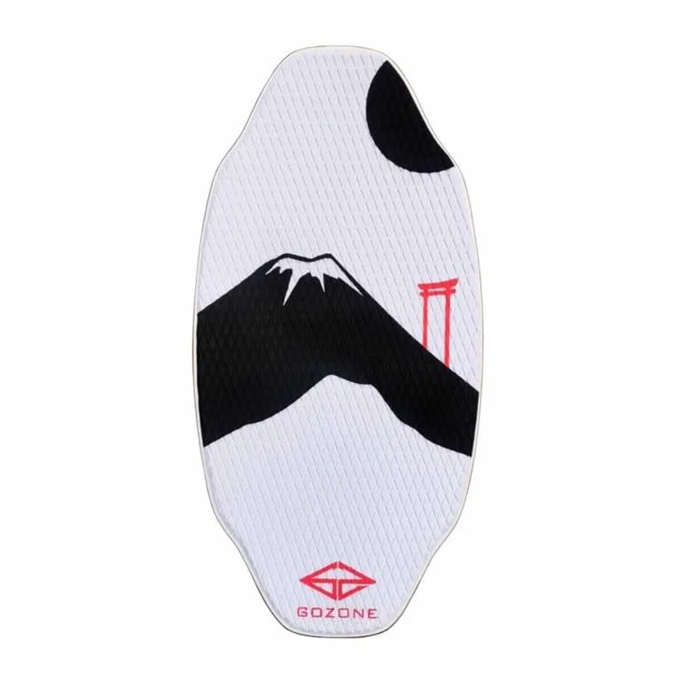 GoZone Hiro Skimboard Negro Blanco HPL EVA