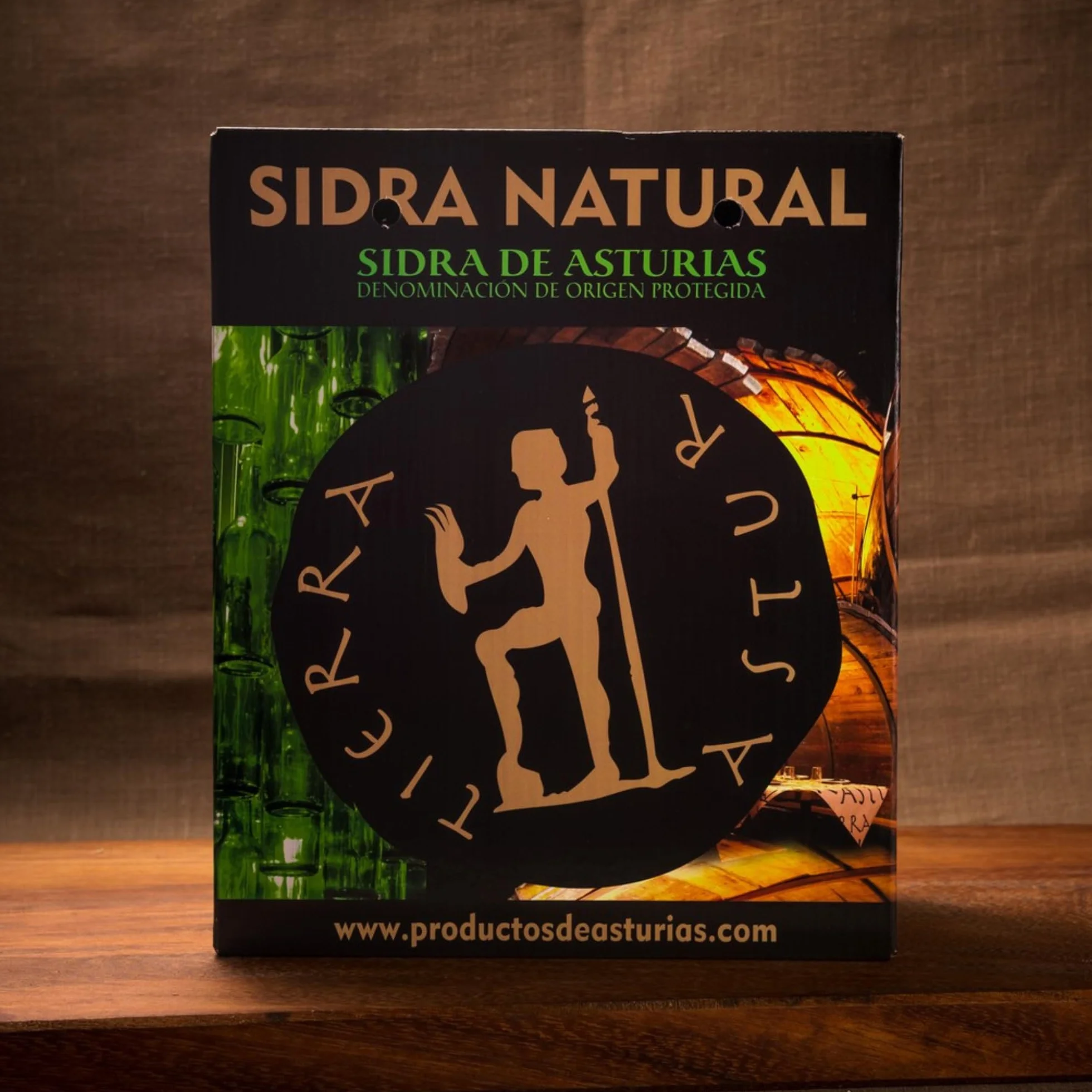 Sidra Asturiana DOP | Pack 6 Botellas 70 cl de Sidra Asturiana – 100% Manzana de Asturiana, 6% Vol