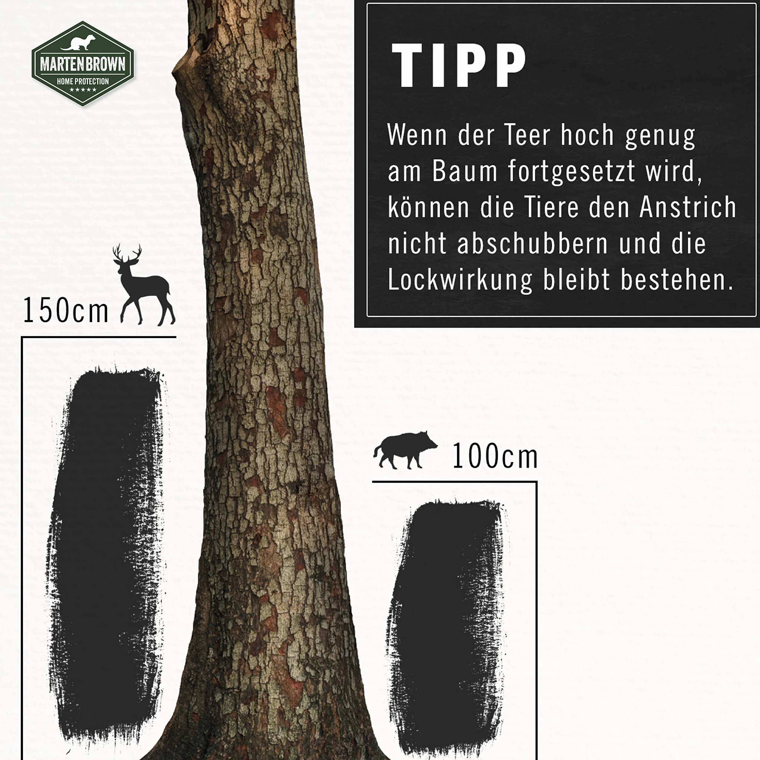 Martenbrown® Alquitrán de haya puro 10 litros bidón XXL cebo para jabalíes y ciervos rojos