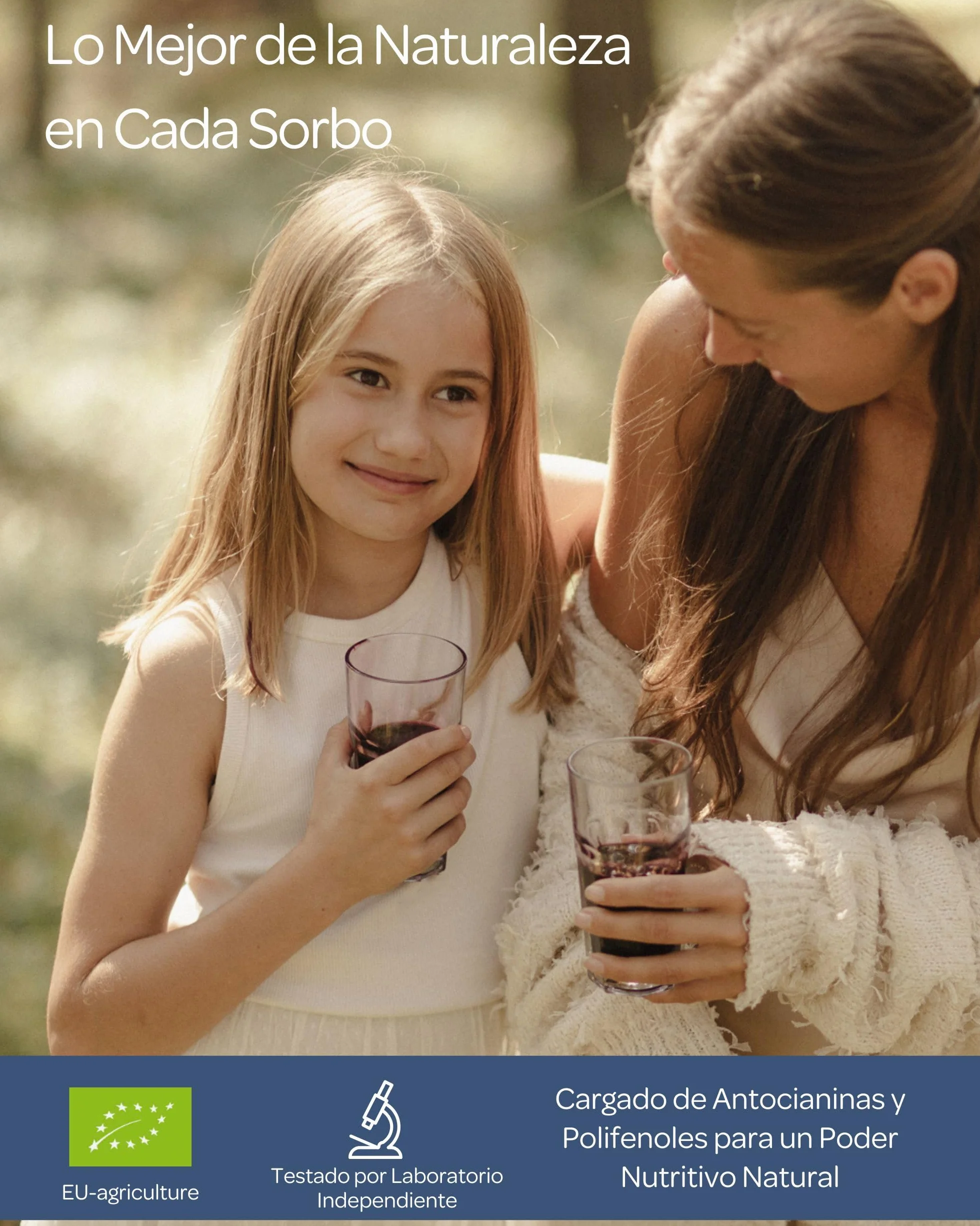 LOOV Zumo de arándanos silvestres ecológicos 100% puro prensado en frío 6 x 500 ml
