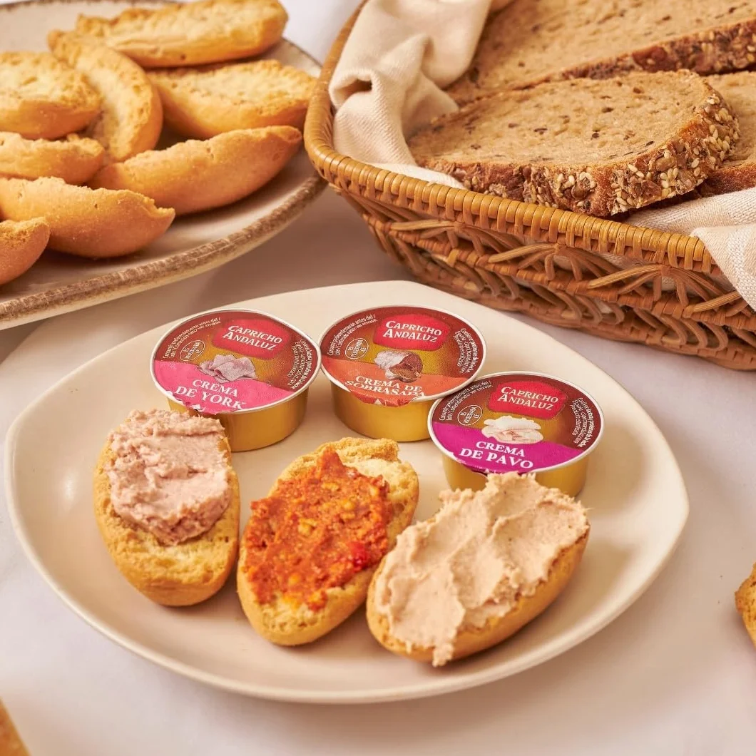 Capricho Andaluz - Tarrina Sobrasada, Caja de 40 unidades x 25g