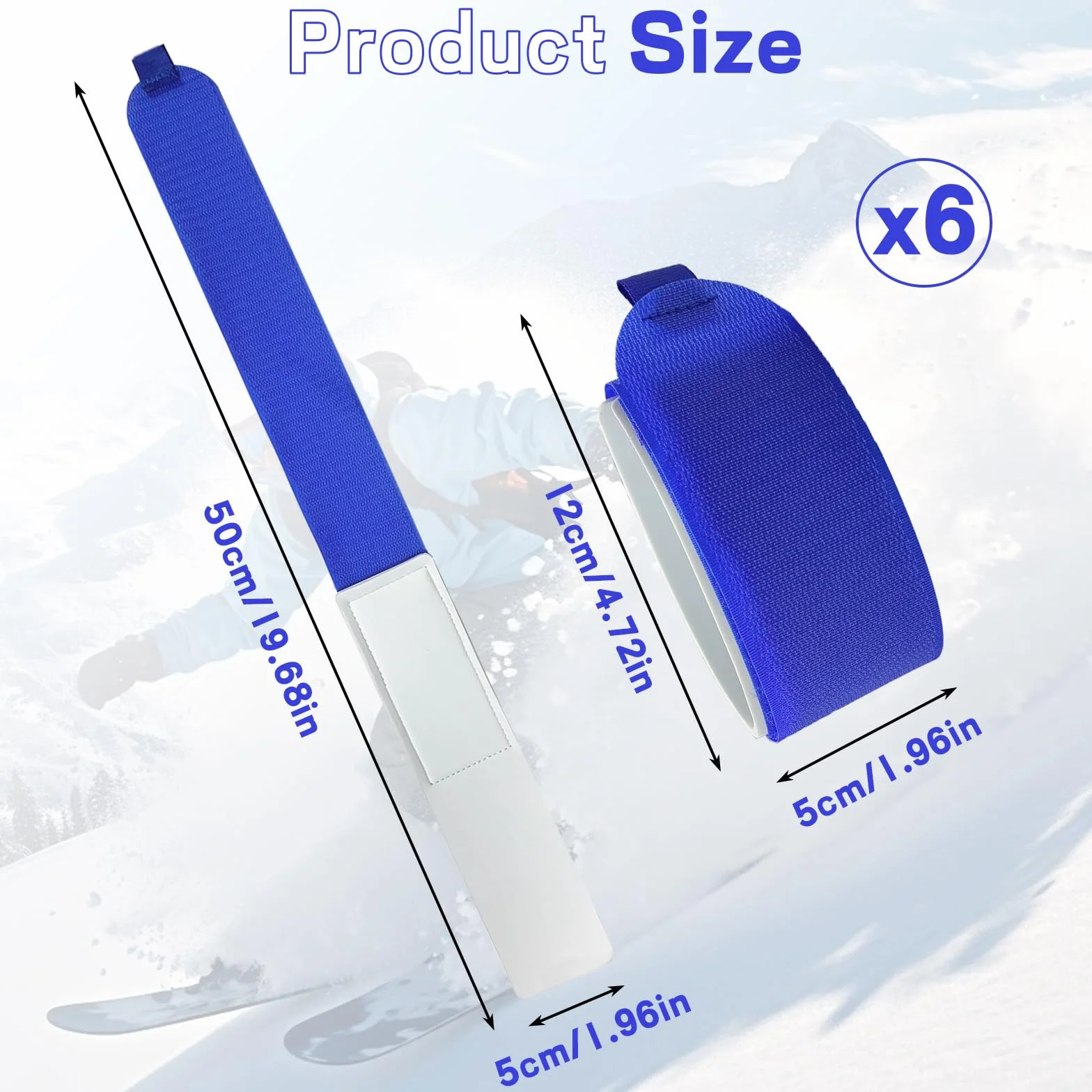 Ajustable Ski Carrier Strap, Fijaciones de Esquí, Correas Sujeción Esquí, Accesorio de Snowboard
