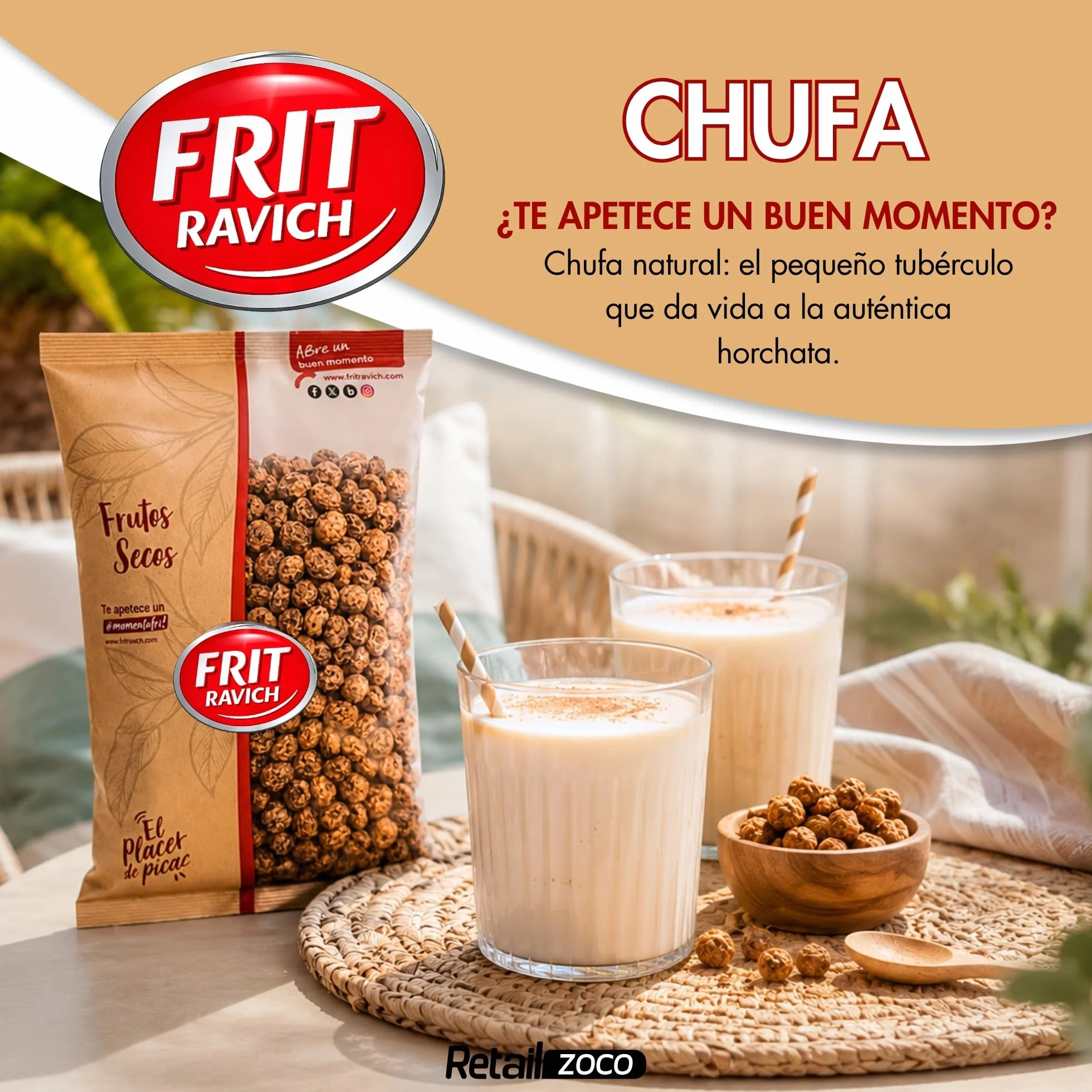 Chufas Grandes, Sin Gluten, Veganas, ricas en fibra, lo que contribuye a una buena digestión y ayuda a mantener un sistema digestivo saludable, Ideal Horchata Casera y Snacks, Contiene 1 bolsa de 1 Kg