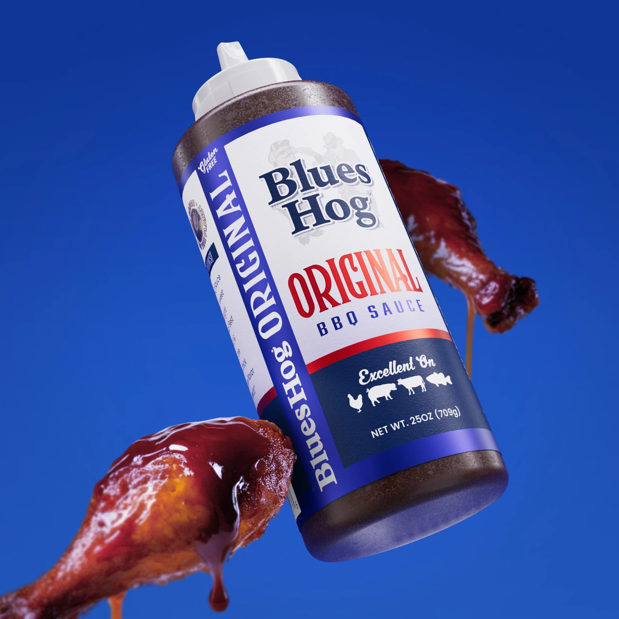Salsa BBQ Blues Hog 'Original' - 1.893 l (½ US Gal - 64 oz)