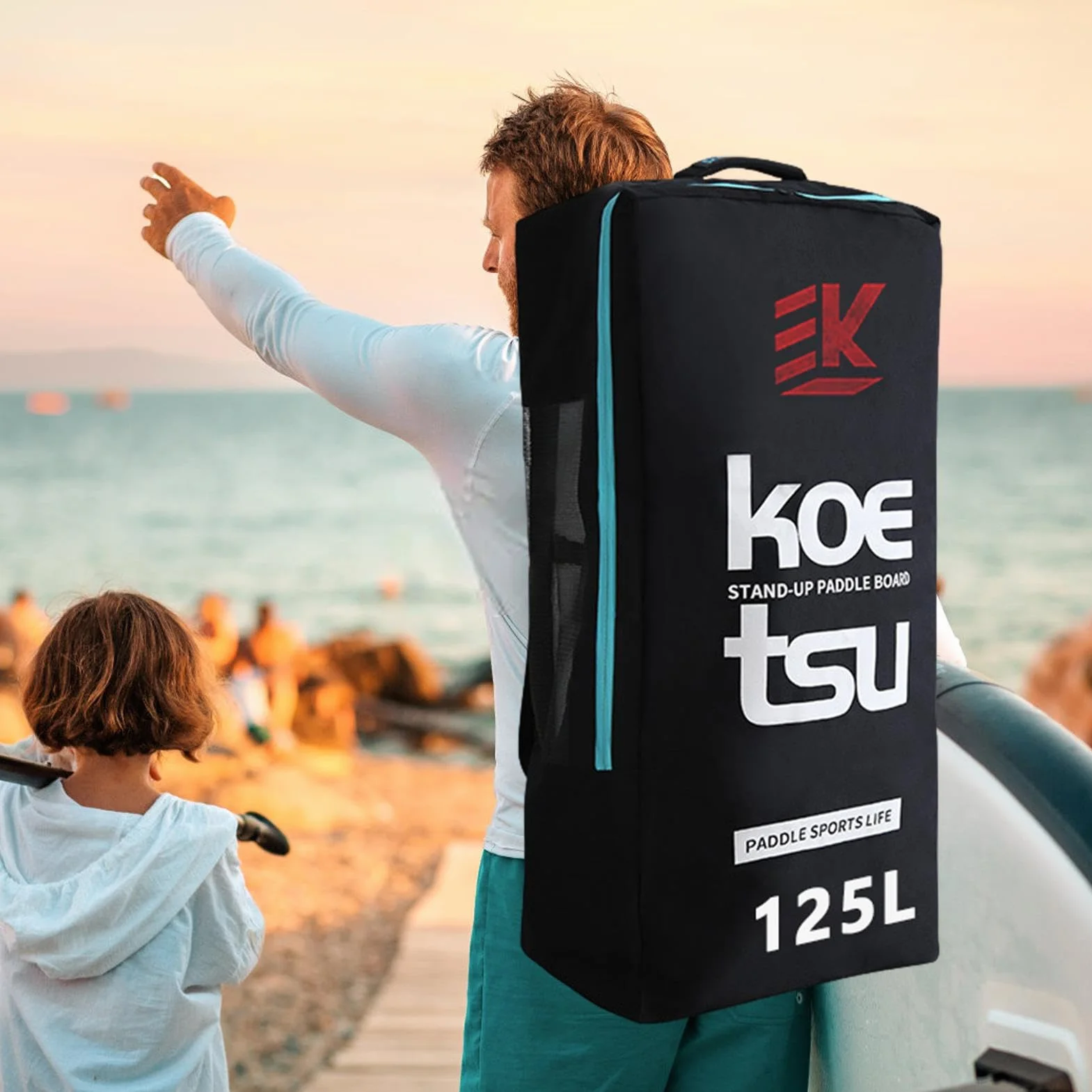 Mochila Paddle Surf 110×45×25cm Hinchable Tabla Oxford Impermeable