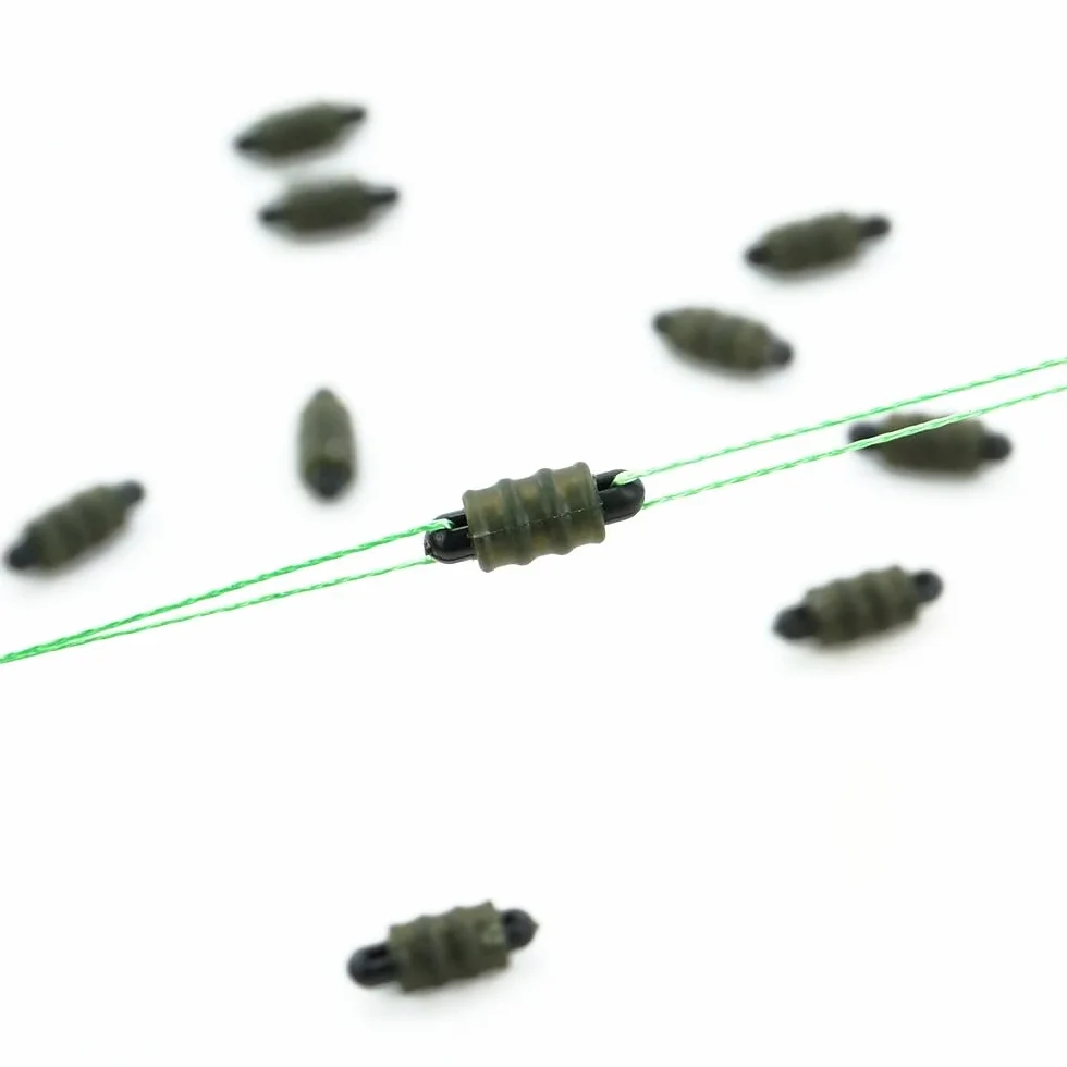 Jadeshay Tapón de Línea de Pesca 20 Piezas, Conectores de Carpa Alimentador Accesorios