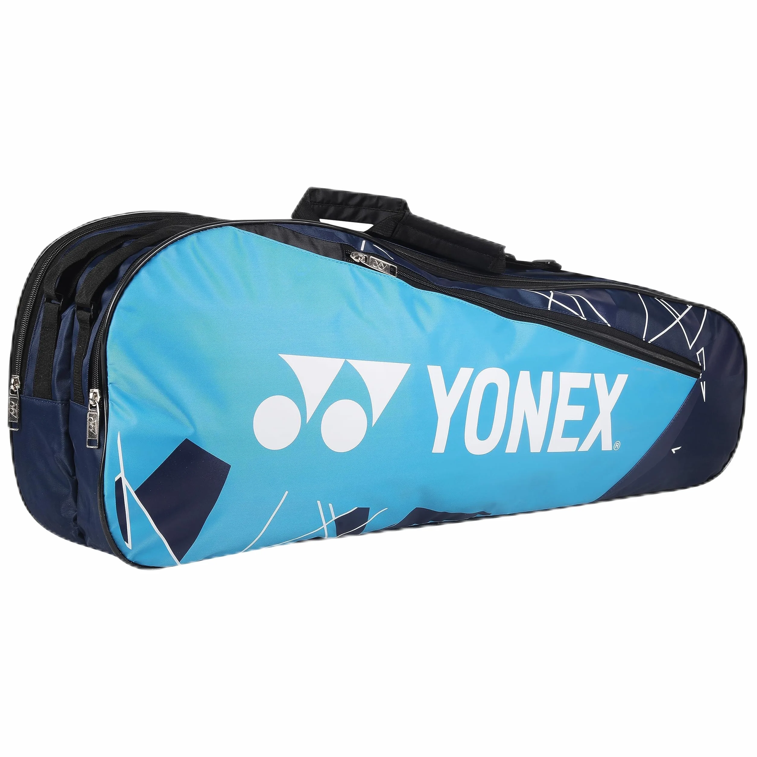 YONEX Bolsa de bádminton BT5 2 Compartimentos Cremallera 3 Raquetas