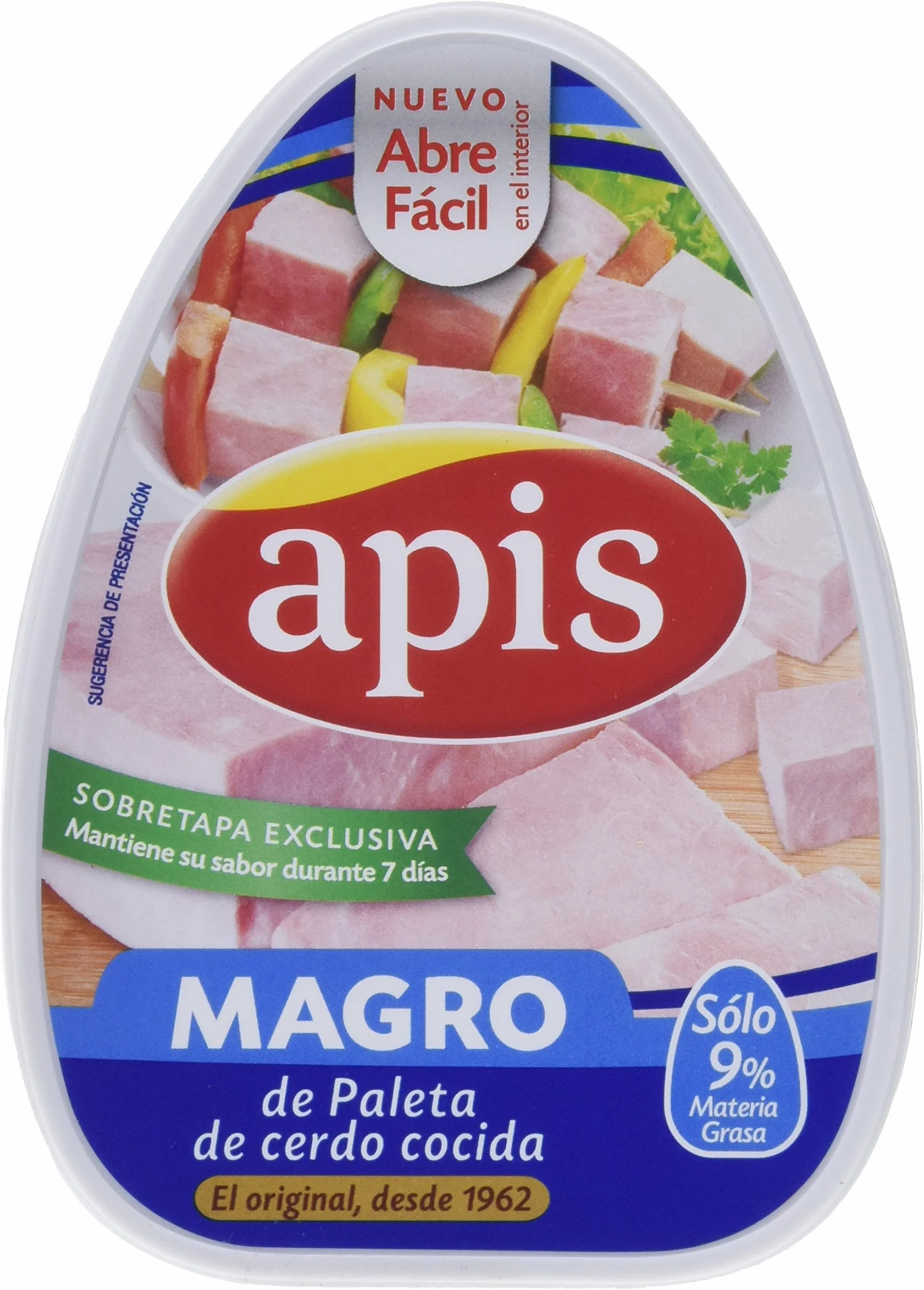 Apis Magro de Cerdo Cocido 12 x 220 g Paquete 2640 g