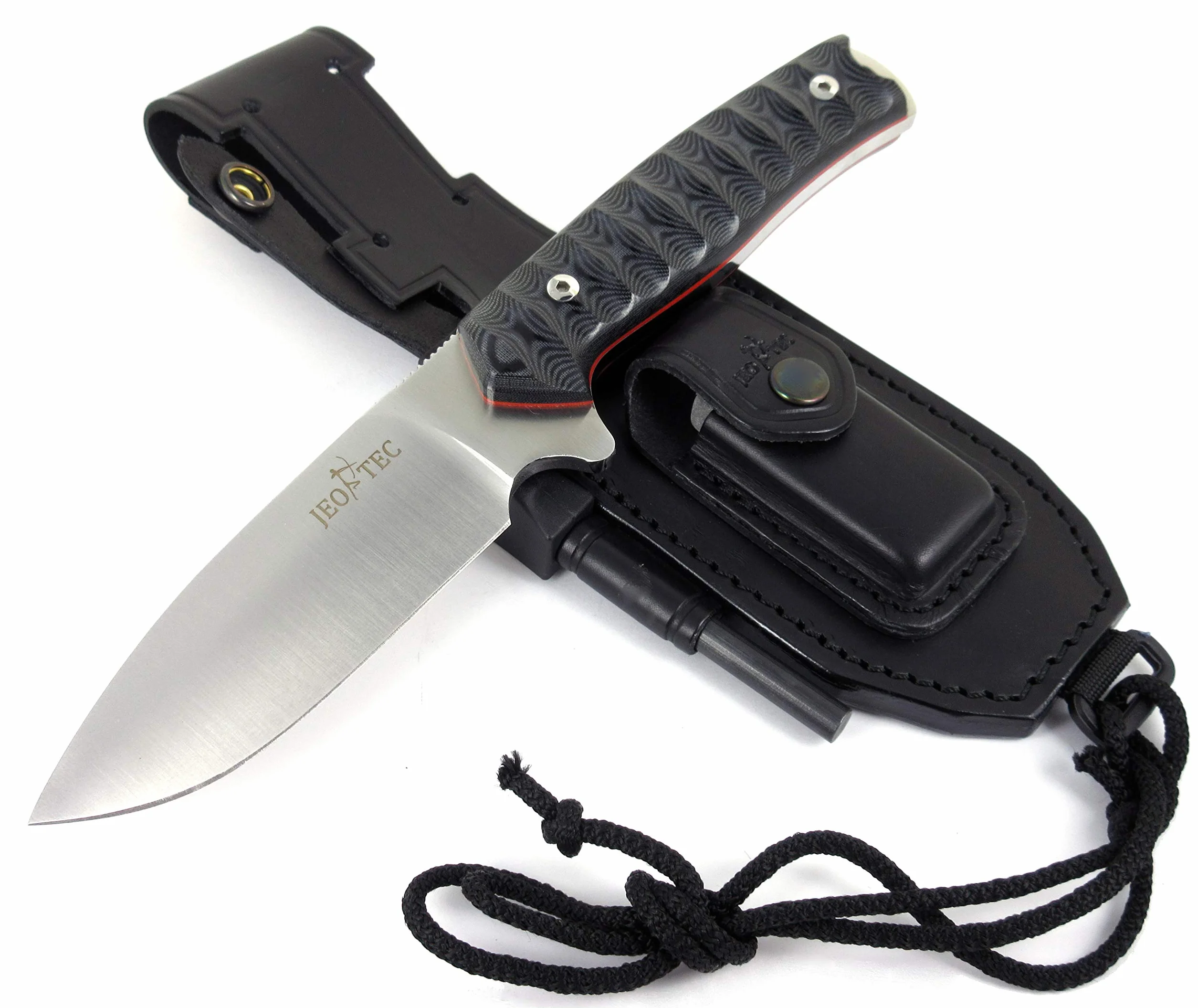 JEO-TEC Nº21 Nóż survivalowy bushcraft camping outdoor - Acero BÖHLER N690C - Fabricado en España