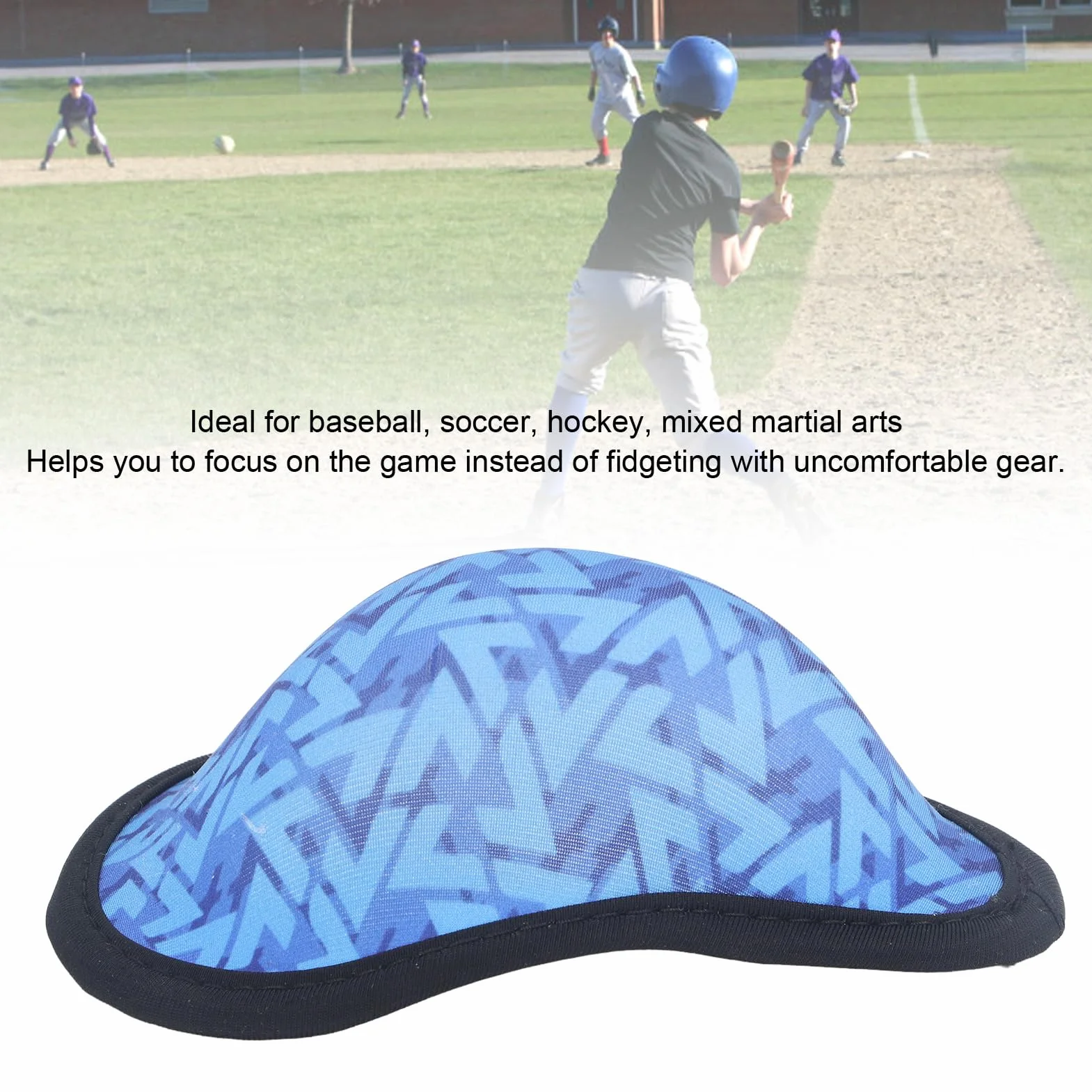Copa de Béisbol Protectora de Espuma Suave para Niños Fútbol Lacrosse Hockey