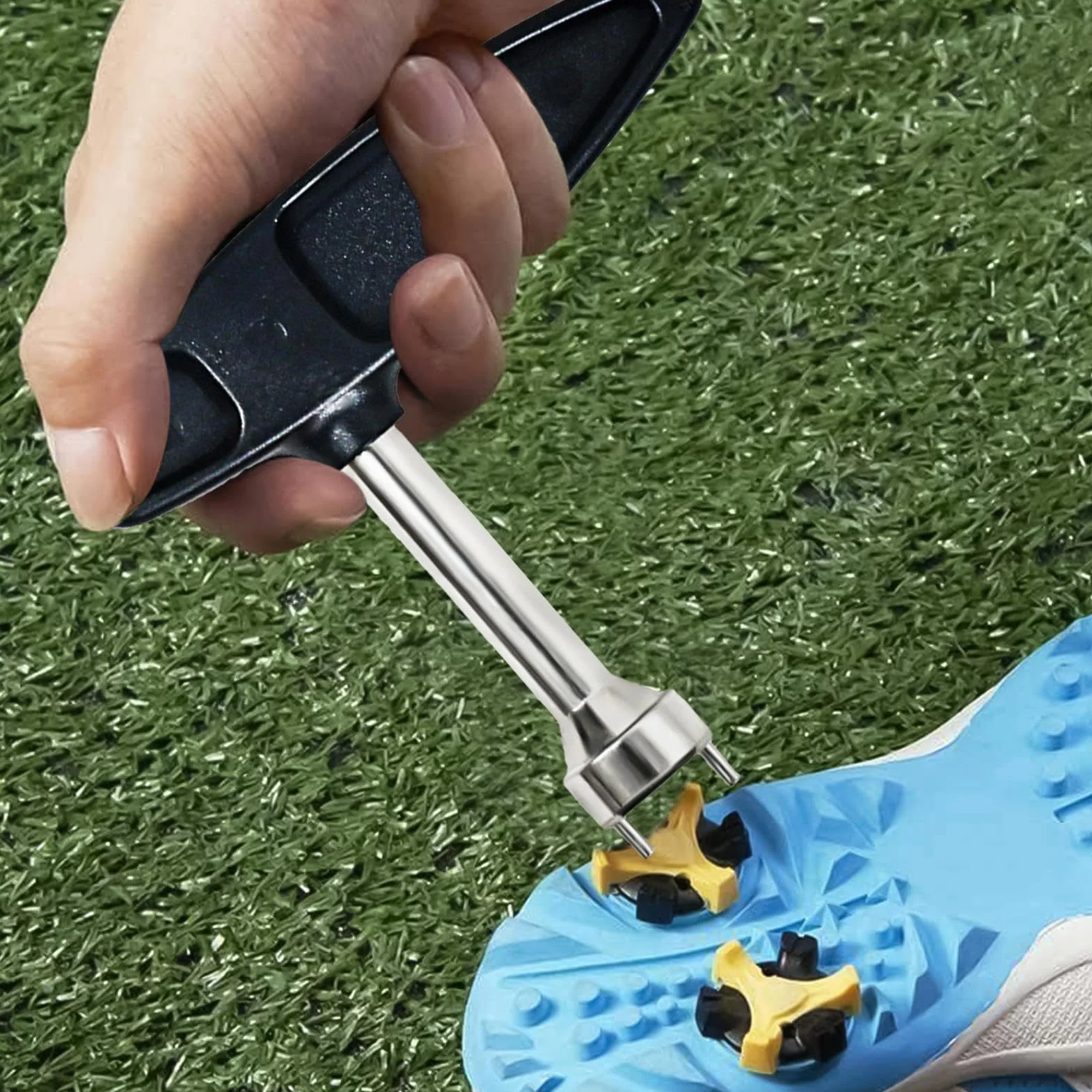 Llave para tacos de golf portátil, extracción eficiente y reemplazo rápido