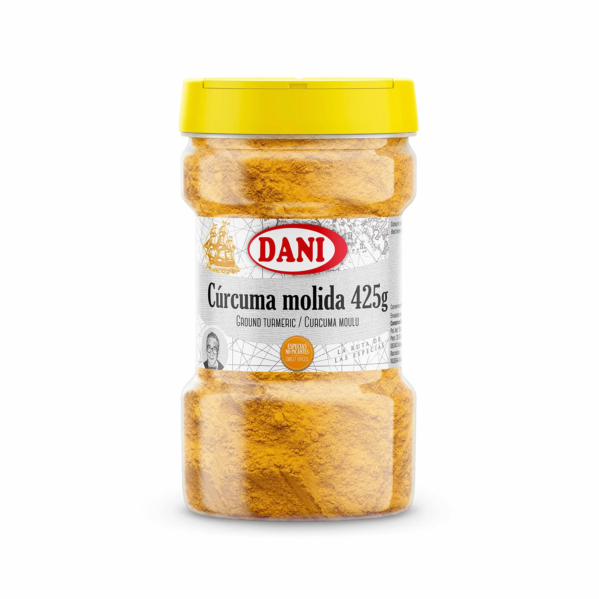 Dani - Cúrcuma Molida, Especia, 425Gramos