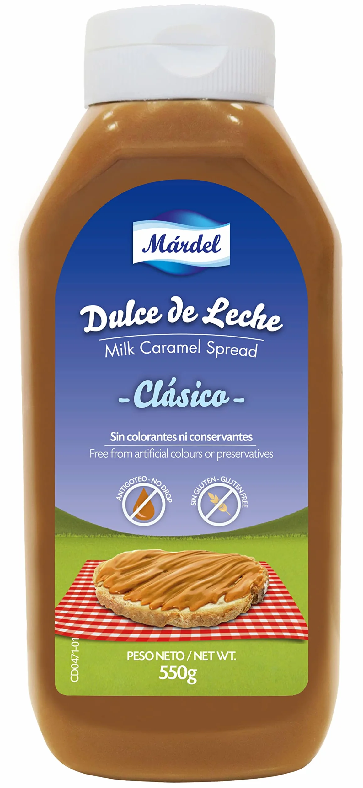 Mardel - Dulce De Leche Antigoteo 550g