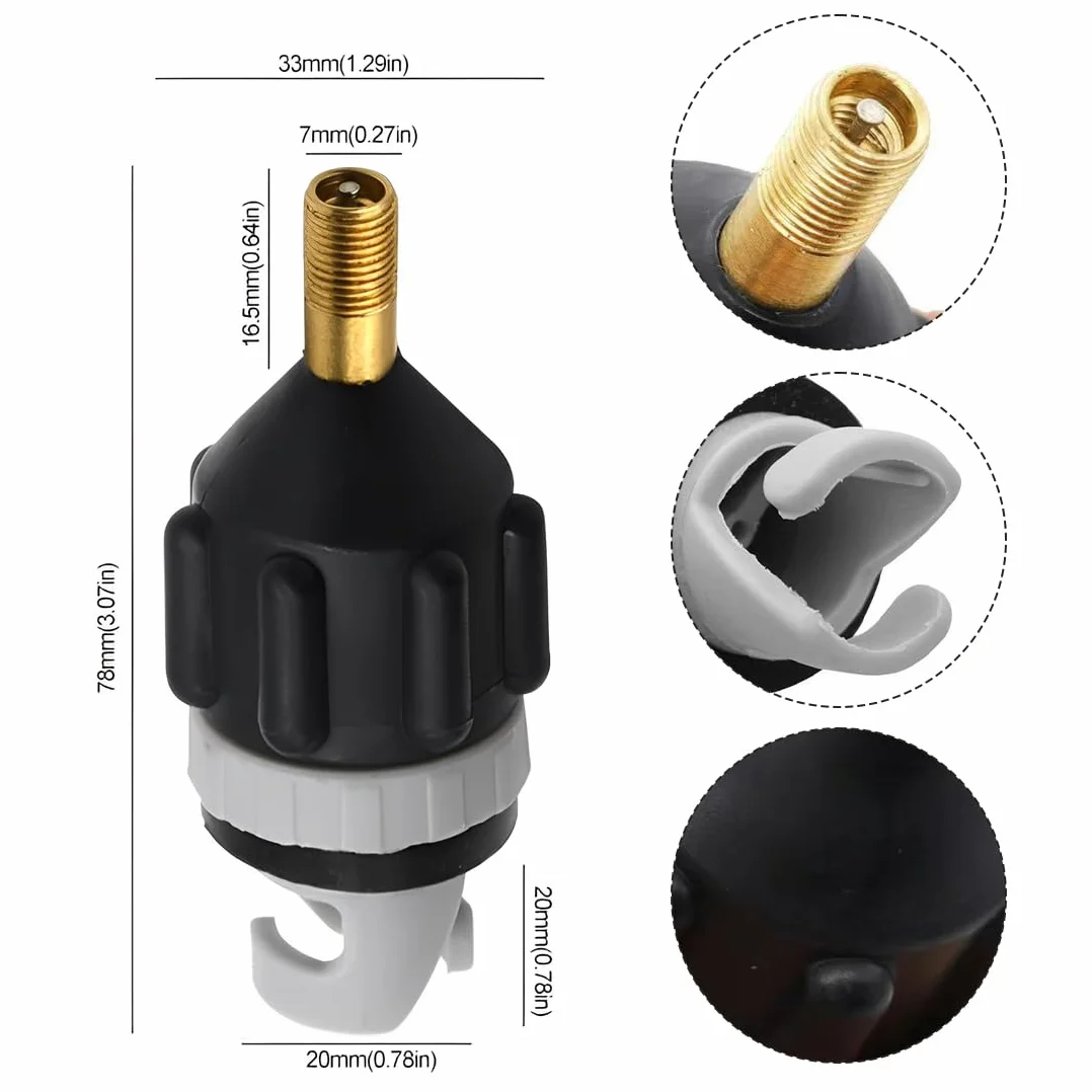 Adaptador Hinchador Paddle Surf para Compresor Inflador Eléctrico SUP