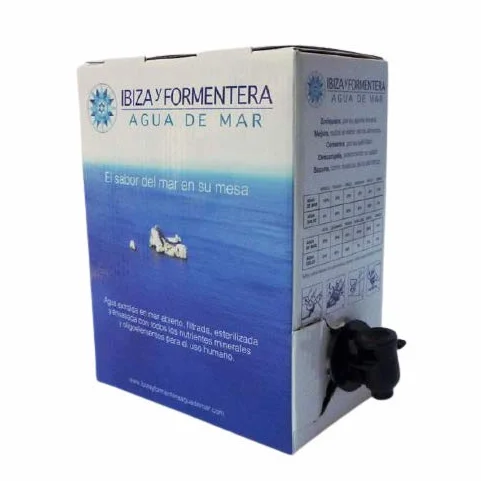 Agua Ibiza Formentera - Agua De Mar 3 Litros 100% Natural - Nutre tu organismo con todos los minerales y oligoelementos que el mar te ofrece