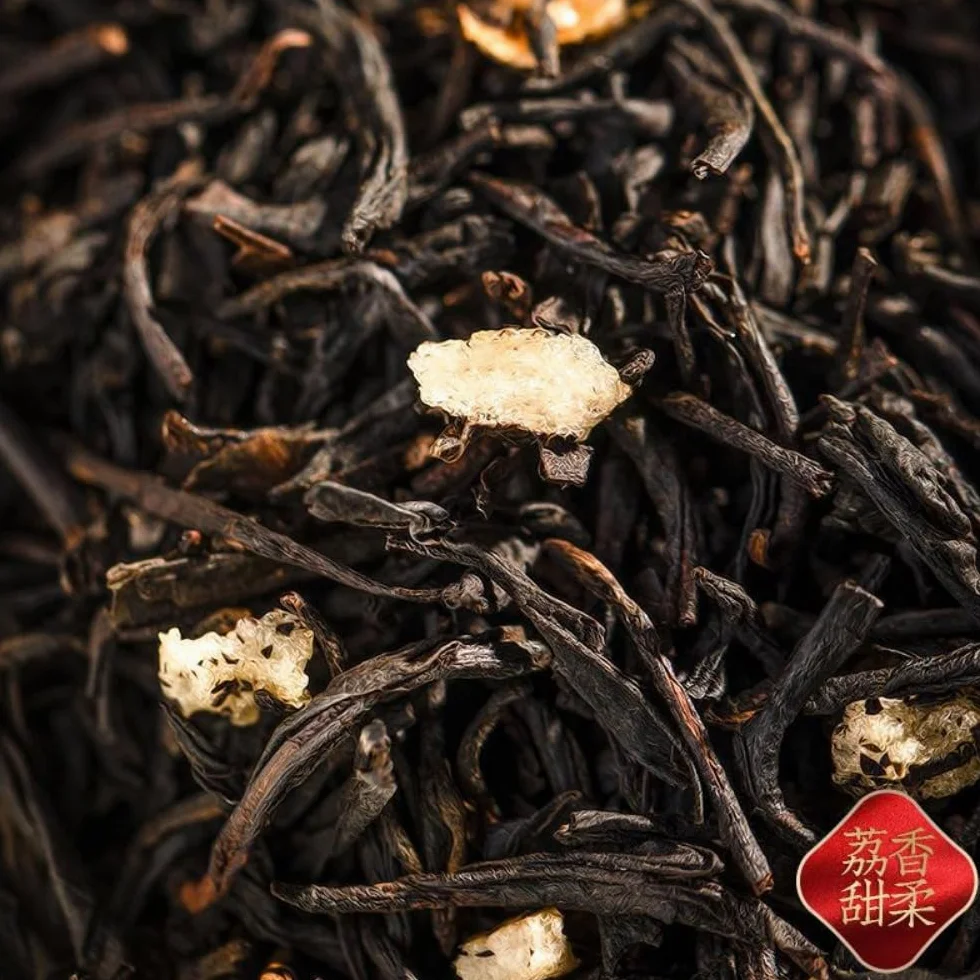 WuyiMountain Fuerte Aroma Lichi Té Negro - Rico Y Dulce, El Encanto De La Mezcla De Frutas Y Té
