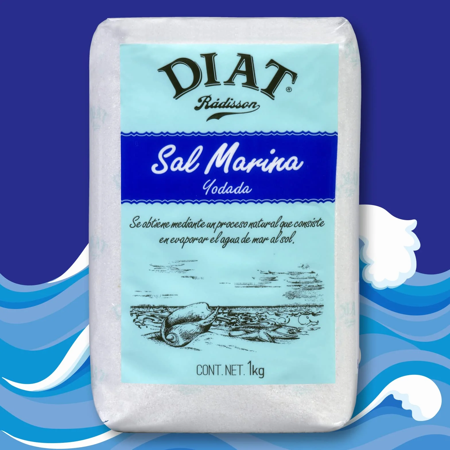DIAT Radisson - Sal Marina Yodada | Sal Marina Natural | Sal con Yodo | Sal de Mar Natural | Sal Yodada de Mesa | Rica en Minerales