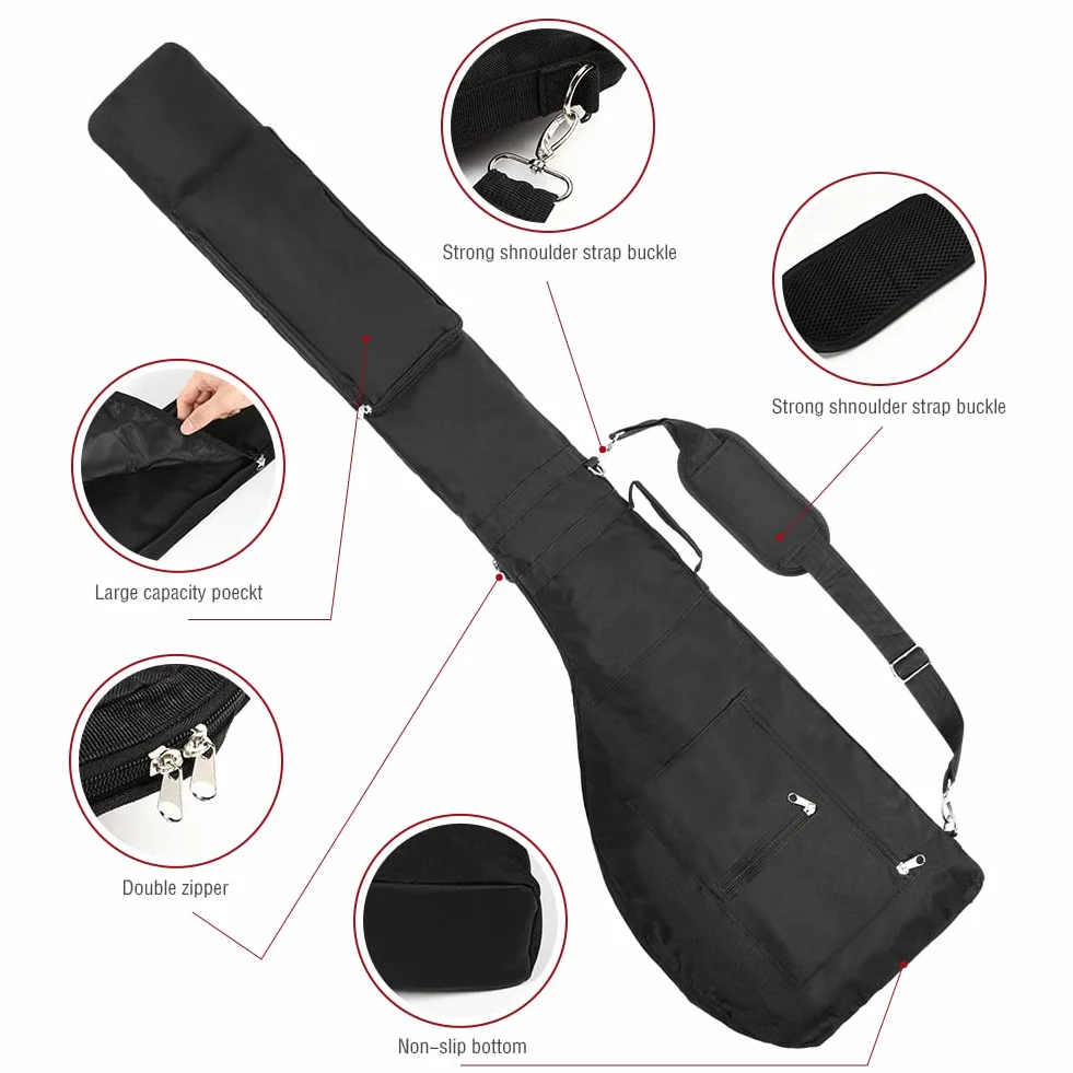 Bolsa de Golf Plegable Portátil para 8-10 Palos, Mini Bolsa Impermeable para Mujeres y Hombres
