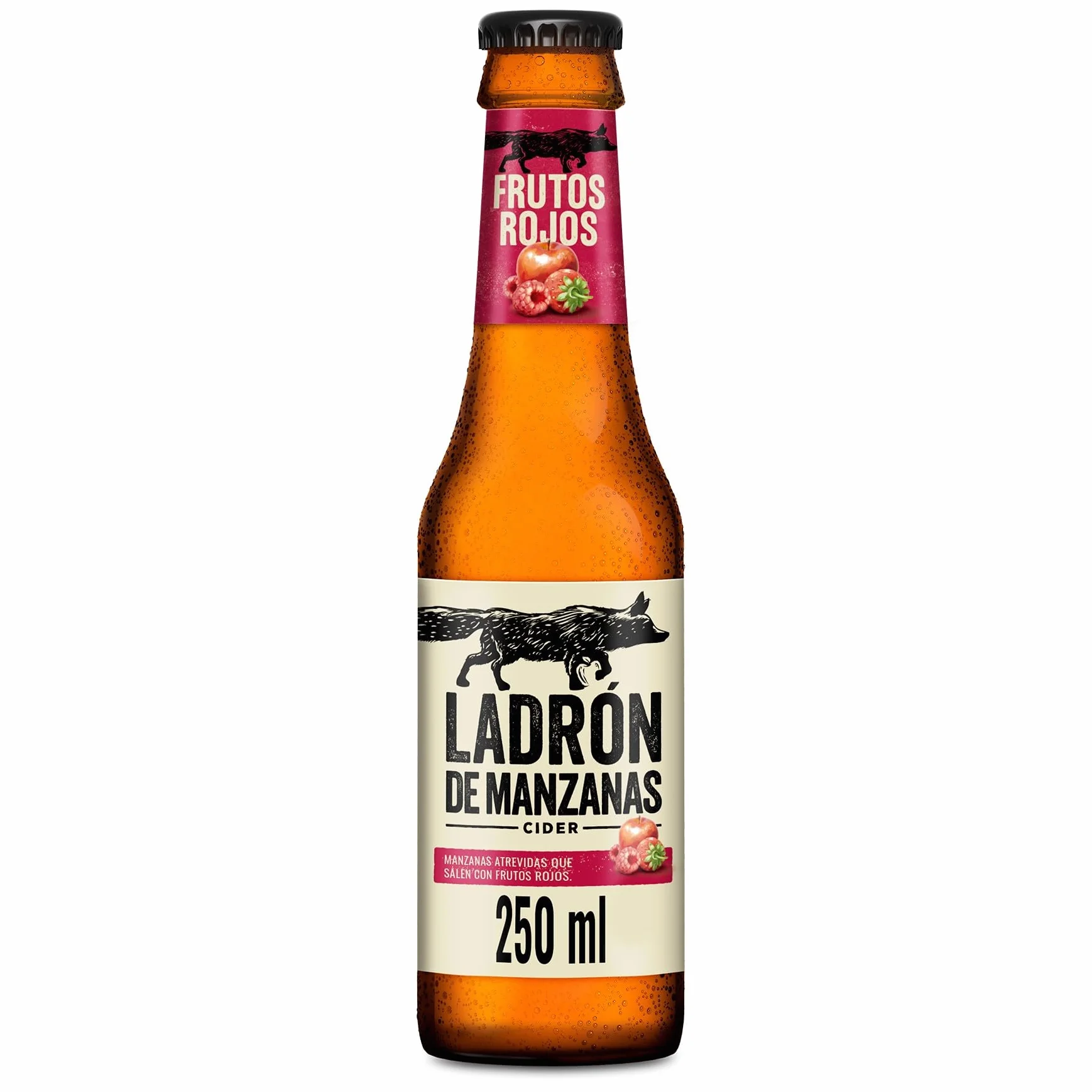 Ladrón de Manzanas Frutos Rojos Cider Caja 4 Pack Botella, 24 botellas