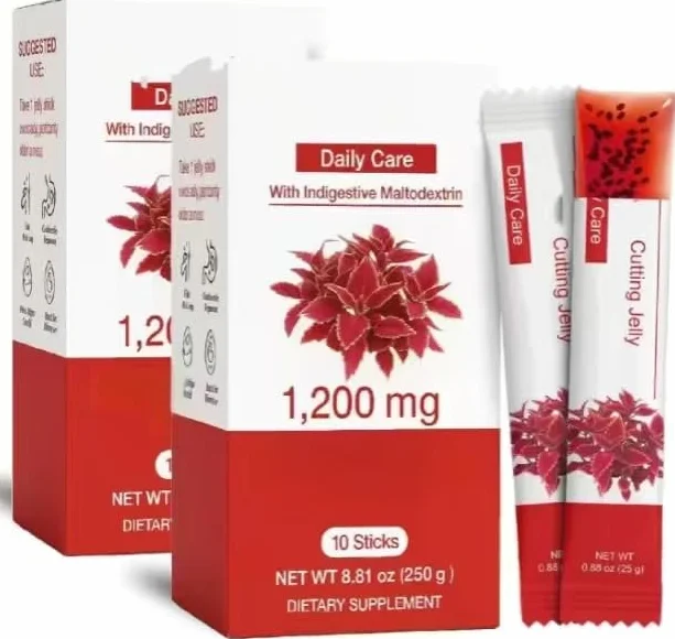 Coleology Cutting Jelly - 1200 Mg Ácido Hialurónico, Piel Brillante, Soporte Para La Digestión Y Cuidado Diario, 8.81 Oz ,2 PCS