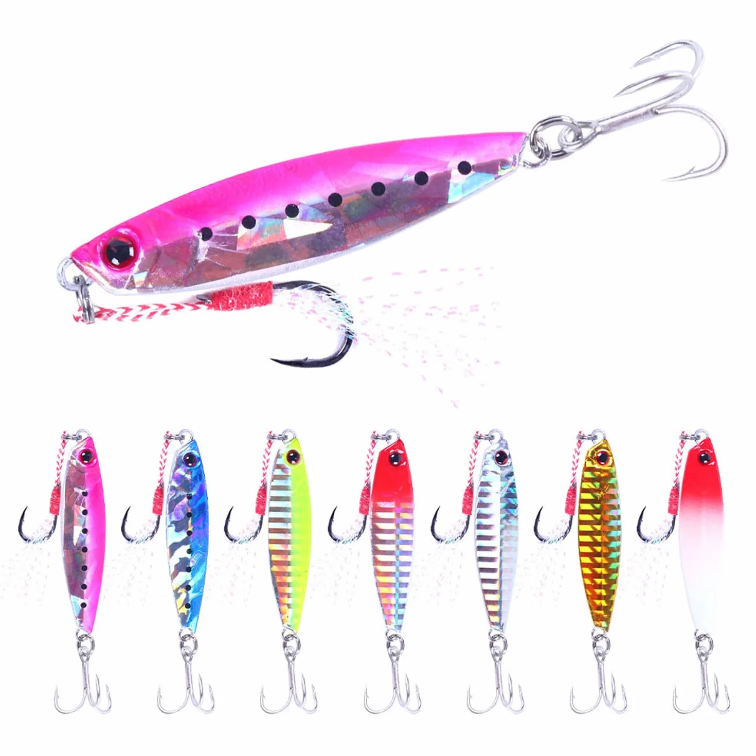 Señuelo de pesca Metal Jig Inchiku Tenya Madai Jig Kabura 10g-40g Vertical Jigging para agua salada