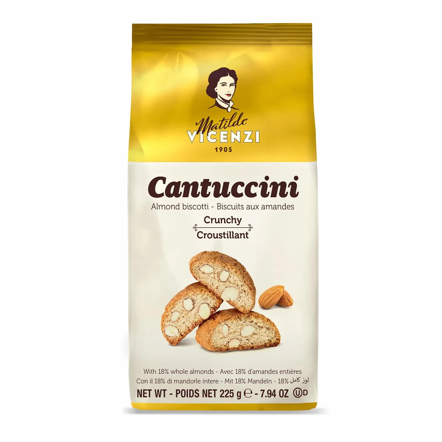 Matilde Vicenzi Cantuccini, Dulce amargo (Almendras) - 4 de 450 gr. (Total 1800 gr.)