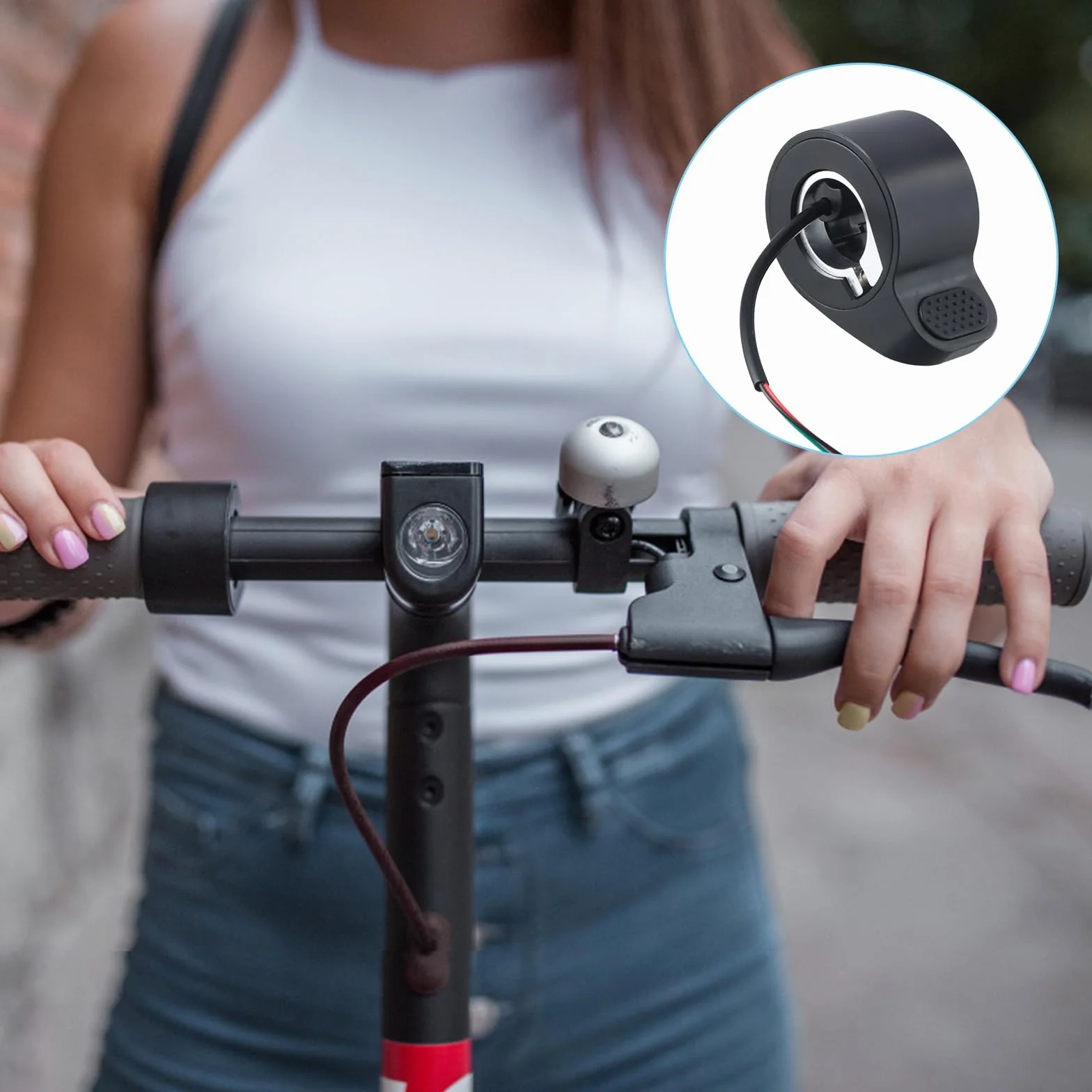 Acelerador universal para Xiaomi M365, patinete eléctrico, negro