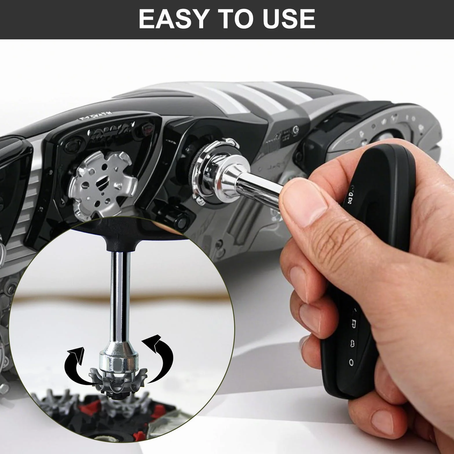 Llave de Tacos de Golf, Herramienta de Extracción, Acero Inoxidable, 2 Piezas