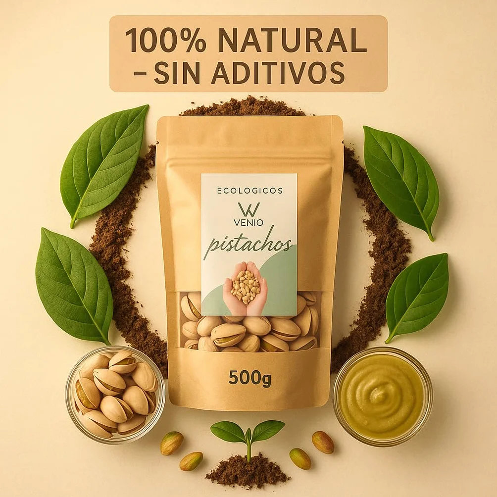 VENIO Pistachos 500g Tostados y Salados, Pistachos Naturales Ricos en Proteínas y Fibra, Pistacho Perfecto para Aperitivos, Ensaladas y Postres, Frutos Secos Naturales, Pistachio Saludable y Nutritivo