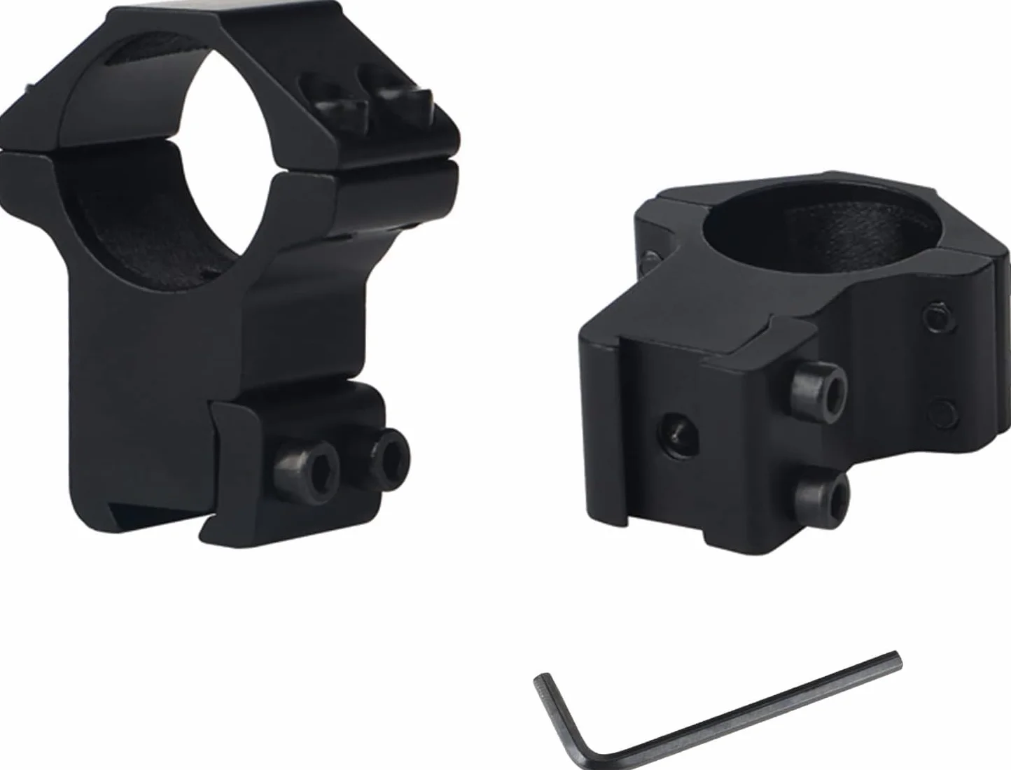 Perfil táctico de Anillo de 25.4 mm Adaptador de Anillos de Montaje con rieles de 11 mm para Caza Airsoft