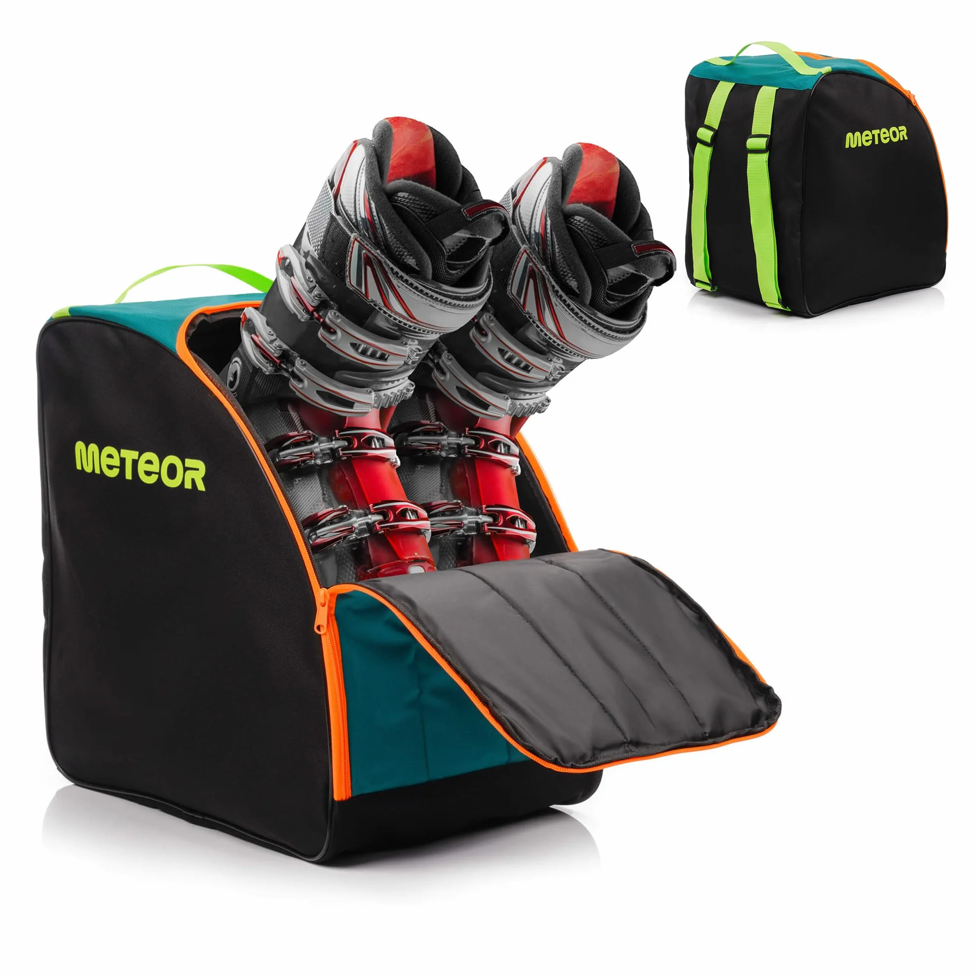 Meteor Bolsa Botas Esquí Mochila Snowboard Bolsillo Gafas Tabla Casco Patines