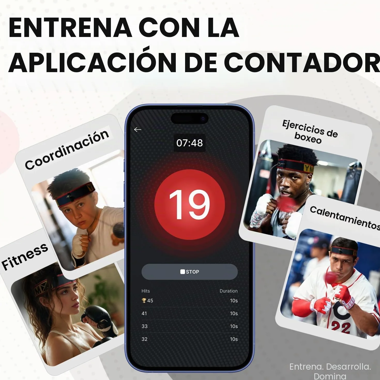 YMX Boxing Juego de Pelotas de Entrenamiento: 4 Pelotas de Reacción + 2 Diademas Ajustables