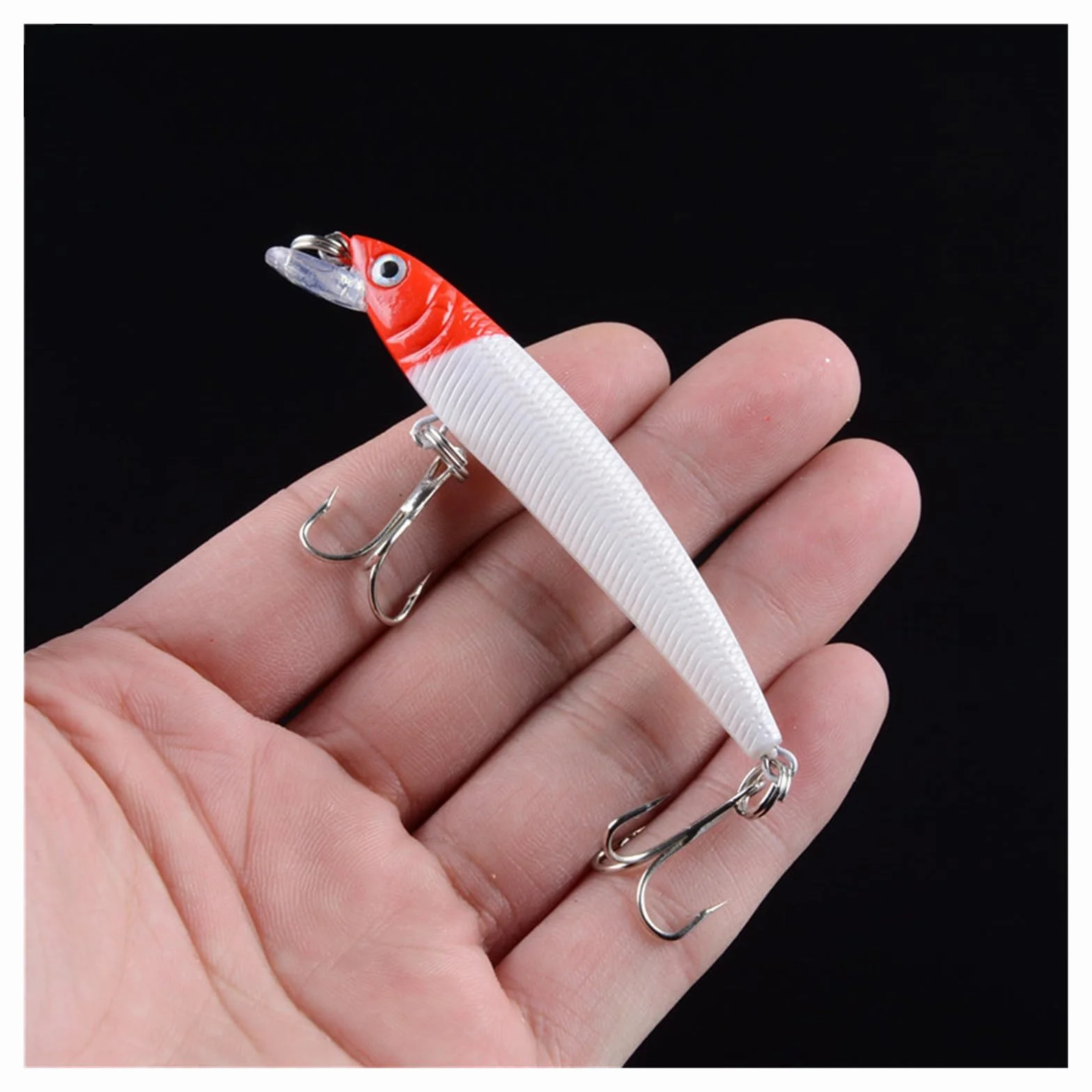 Señuelo de Pesca Minnow 5,6g 7,5 cm Duro Crankbait Wobblers Artificial Flotante