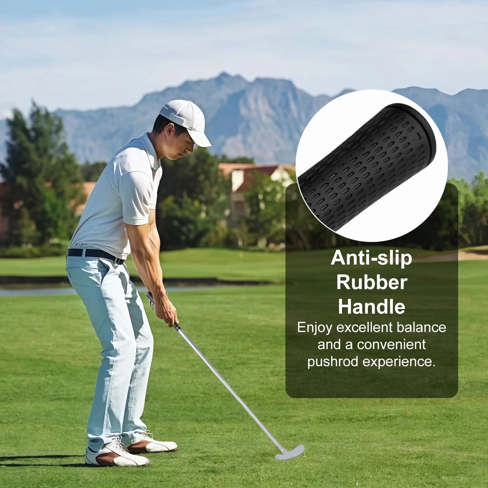 flintronic Palos de Golf, Putter de Golf para Diestros/Zurdos, Equipo Deportivo Antideslizante, Copa de Golf Portátil para Entrenamiento en Casa