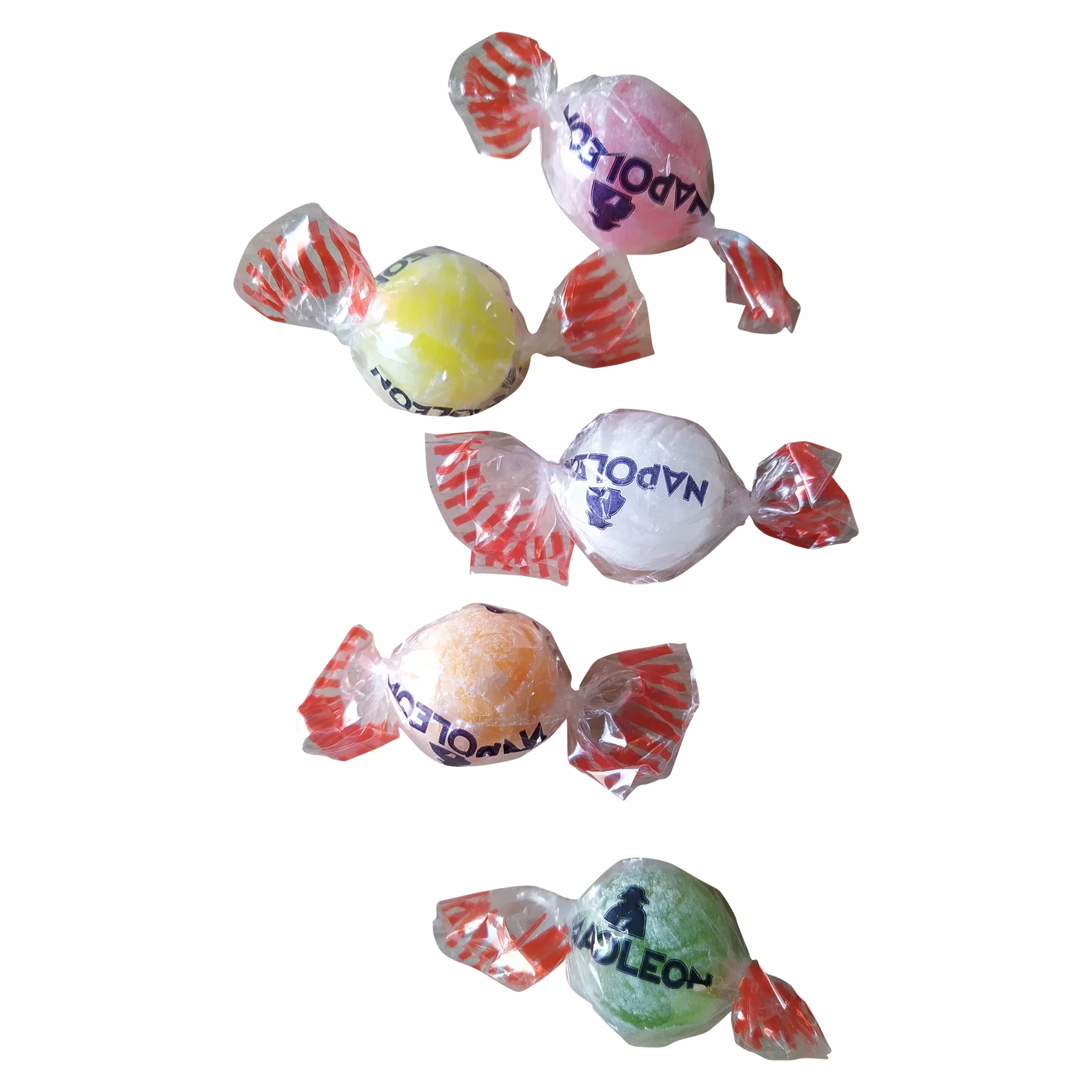 Caramelos Napoleon Sours Surtido | Paquete De 12 Bolsas | Napoleon Sour Caramelos | Mezcla De 5 Dulces Con Sabor A Frutas | Caramelos Napoleon Sours | 12 X 5.29 Onza Cada Uno | Total De 1800 Gramos