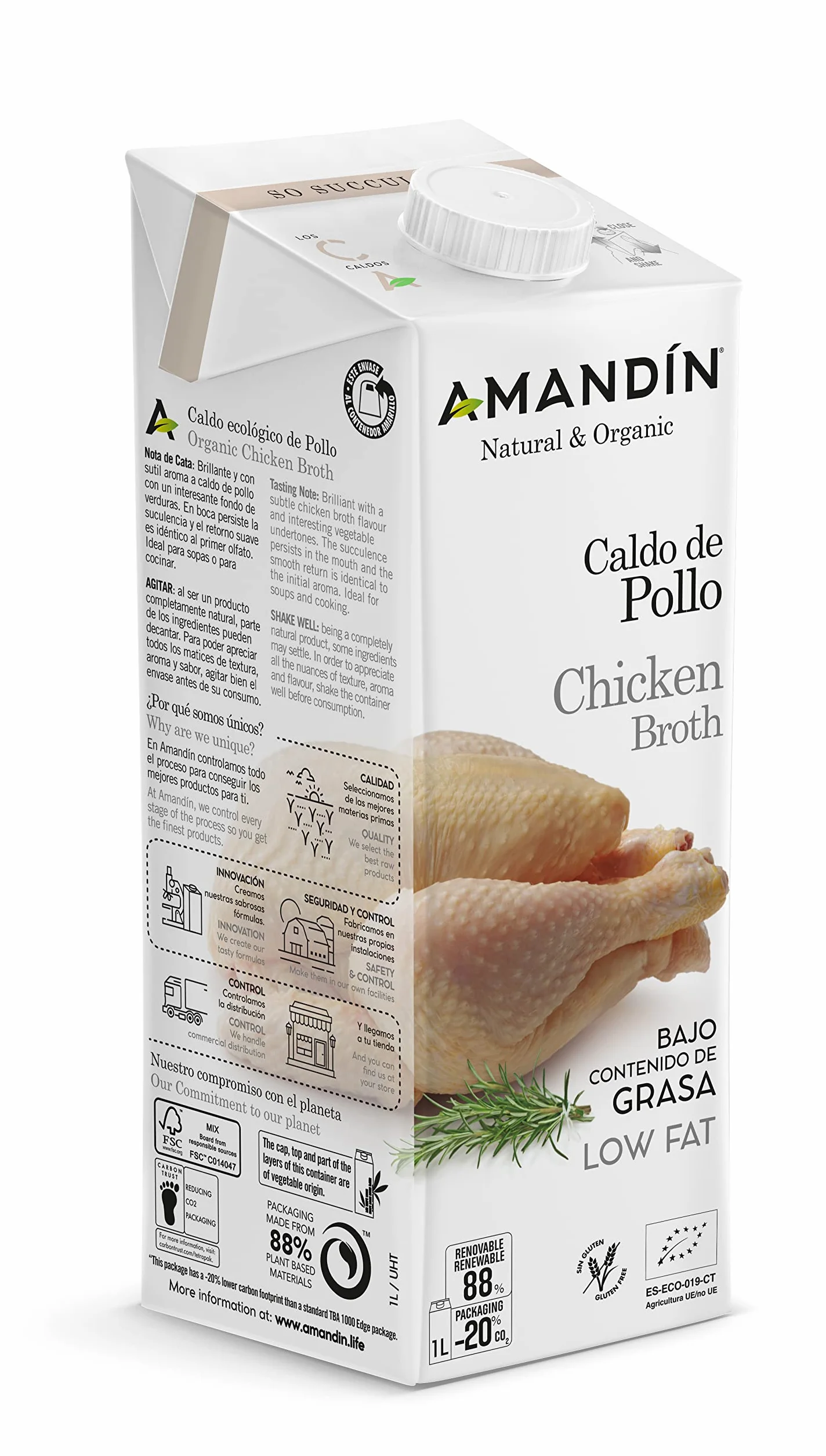 CALDO DE POLLO 1lt. BIO