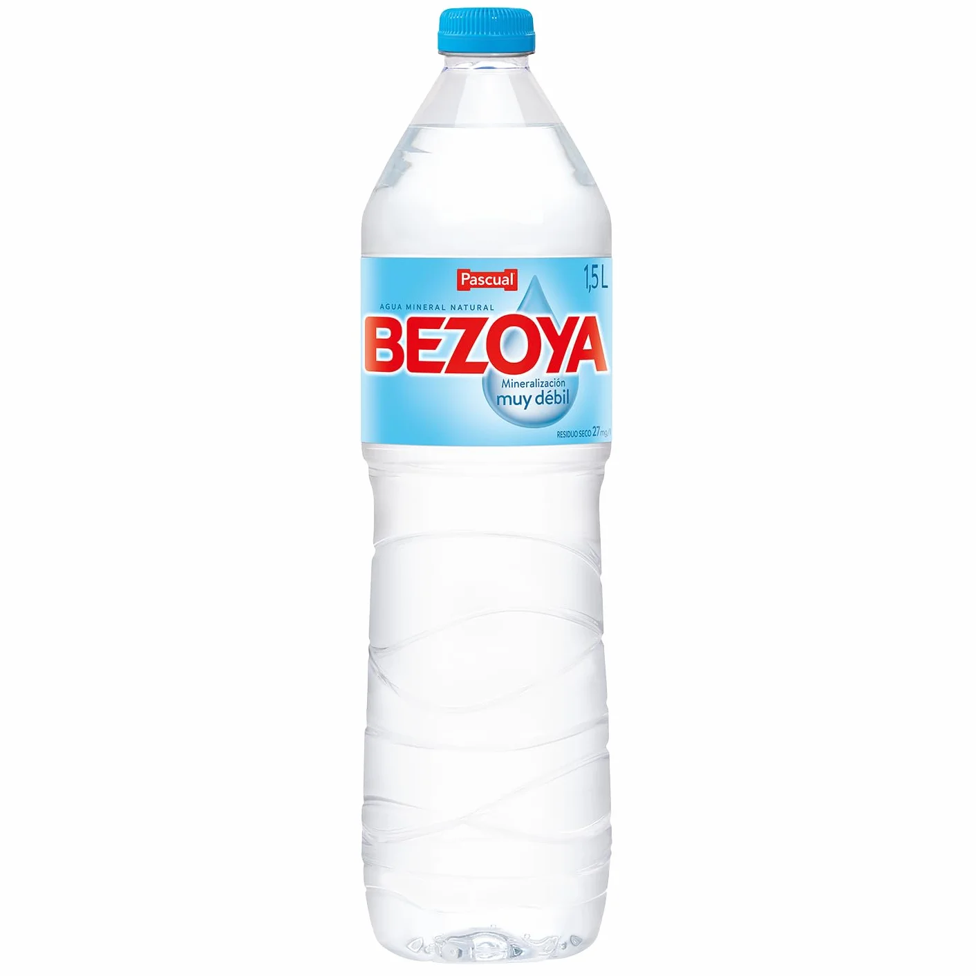 Bezoya - Agua Mineral Natural - Agua de mineralización muy débil - Pack de 6 x 1,5 L