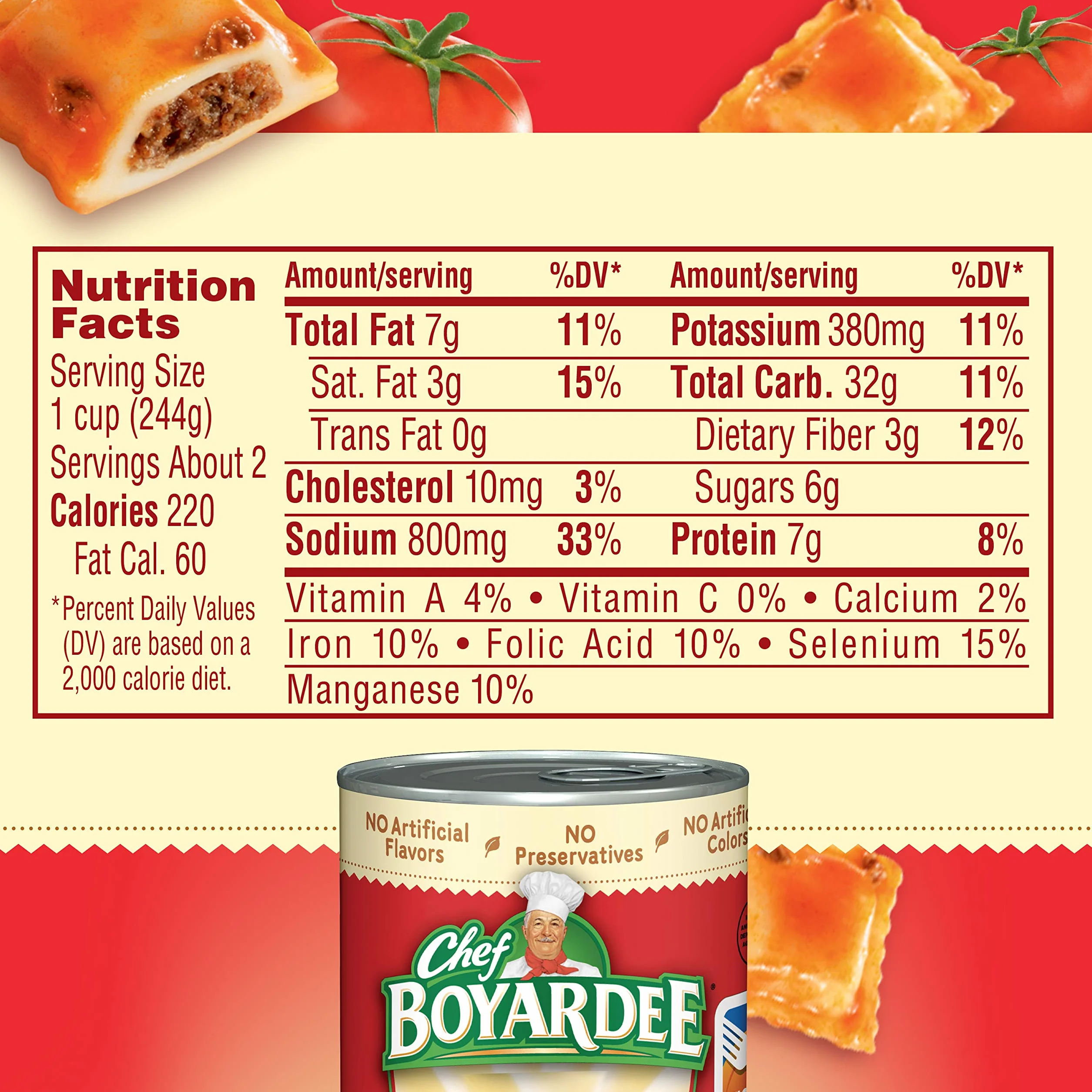 Chef Boyardee Mini Ravioli - 15 oz