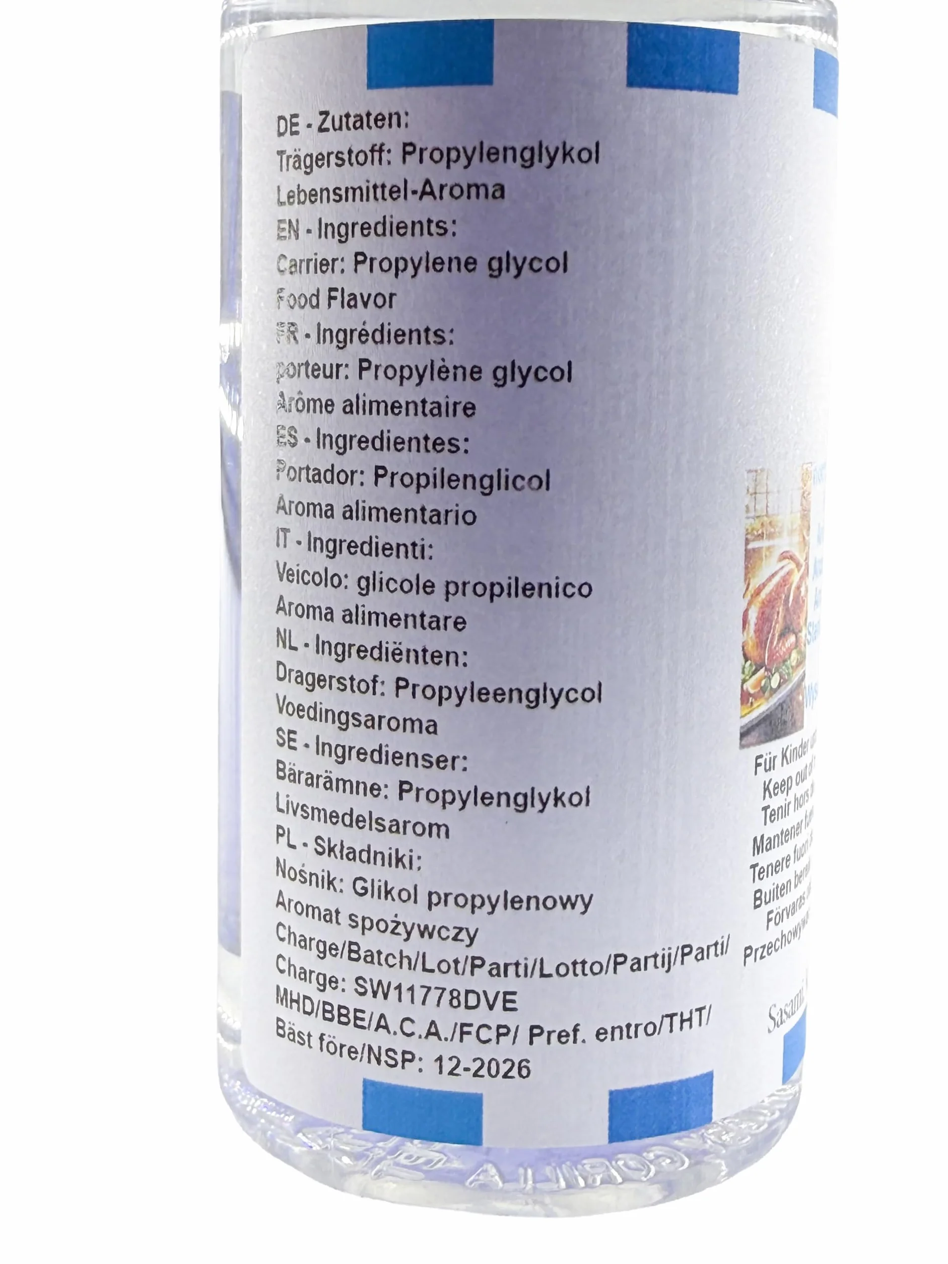 Pollo asado aroma concentrado - Vegano - Sasami - 10ml