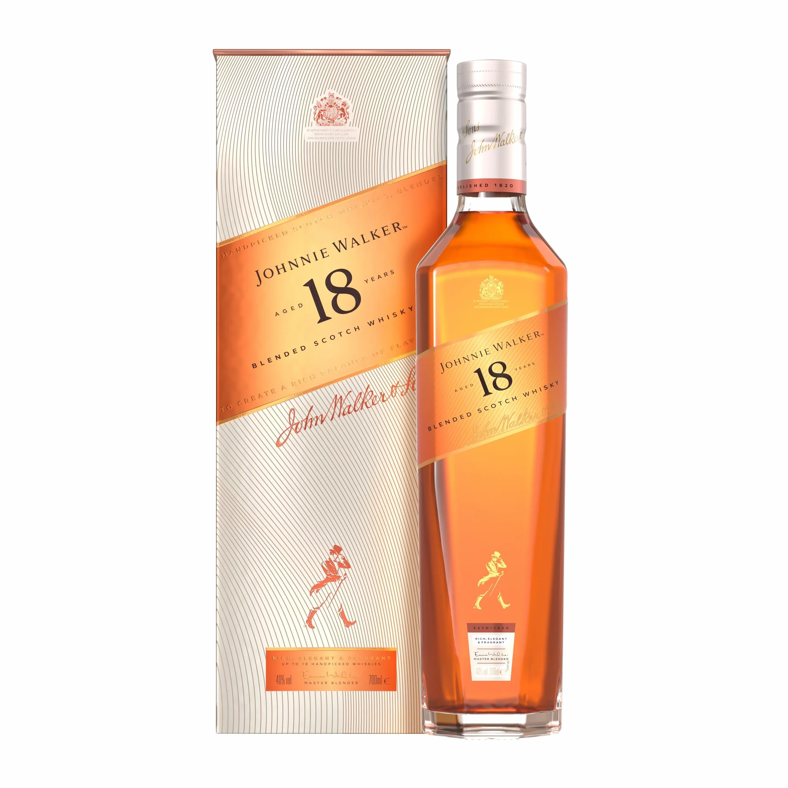 Johnnie Walker, Whisky escocés blended 18 Años, 700 ml