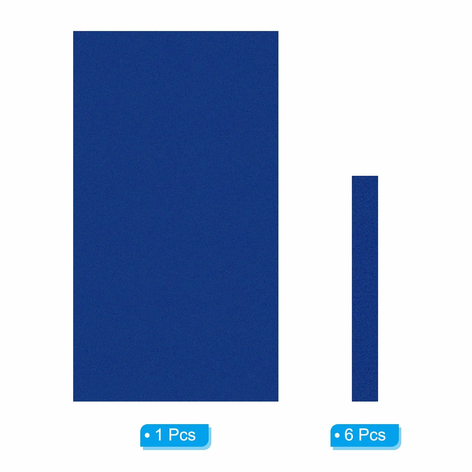 PATIKIL Paño de Billar de 9 Pies para Mesa de Billar, Accesorios de Reemplazo con 6 Tiras, Azul